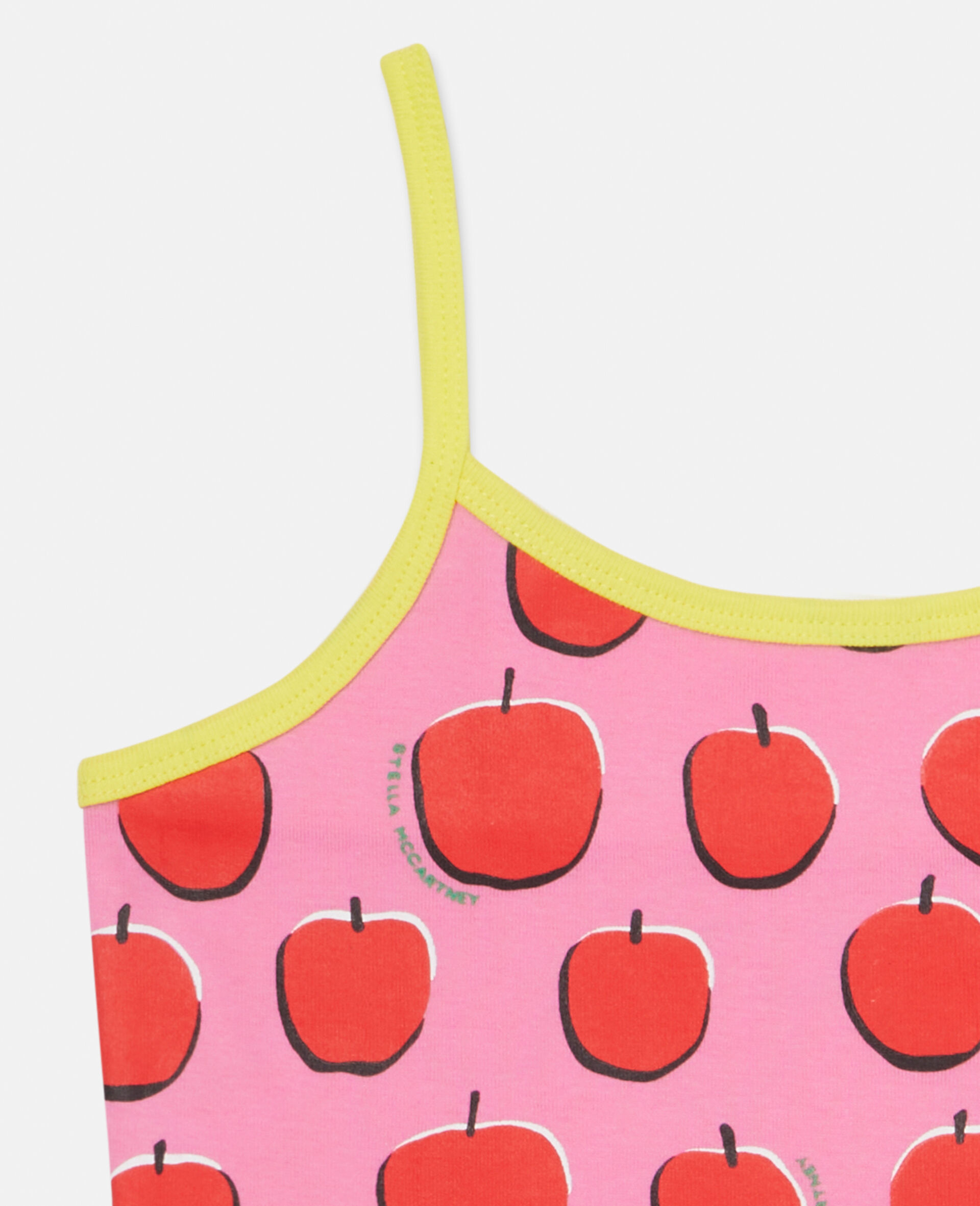 7 Pack of Apple Print Days of the Week Vests-Multicolour-large image number 2