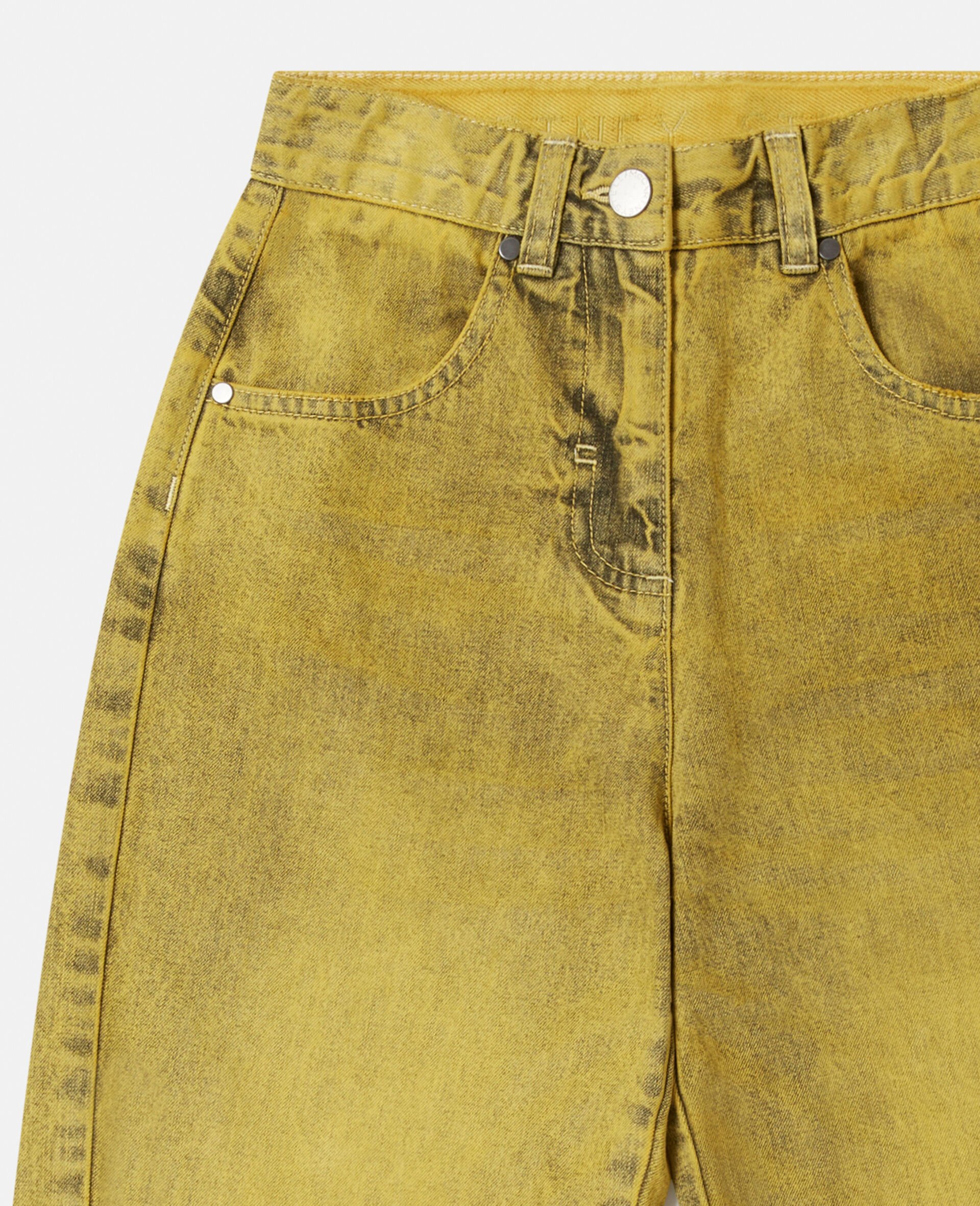 SpongeBob Graphic Denim Jeans-Yellow-large image number 1