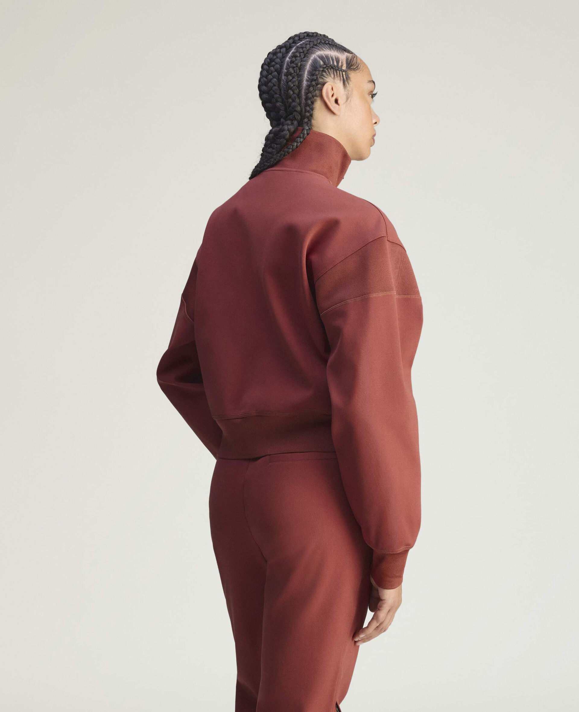 ロゴ ニット トラック ジャケット-レッド-large image number 3