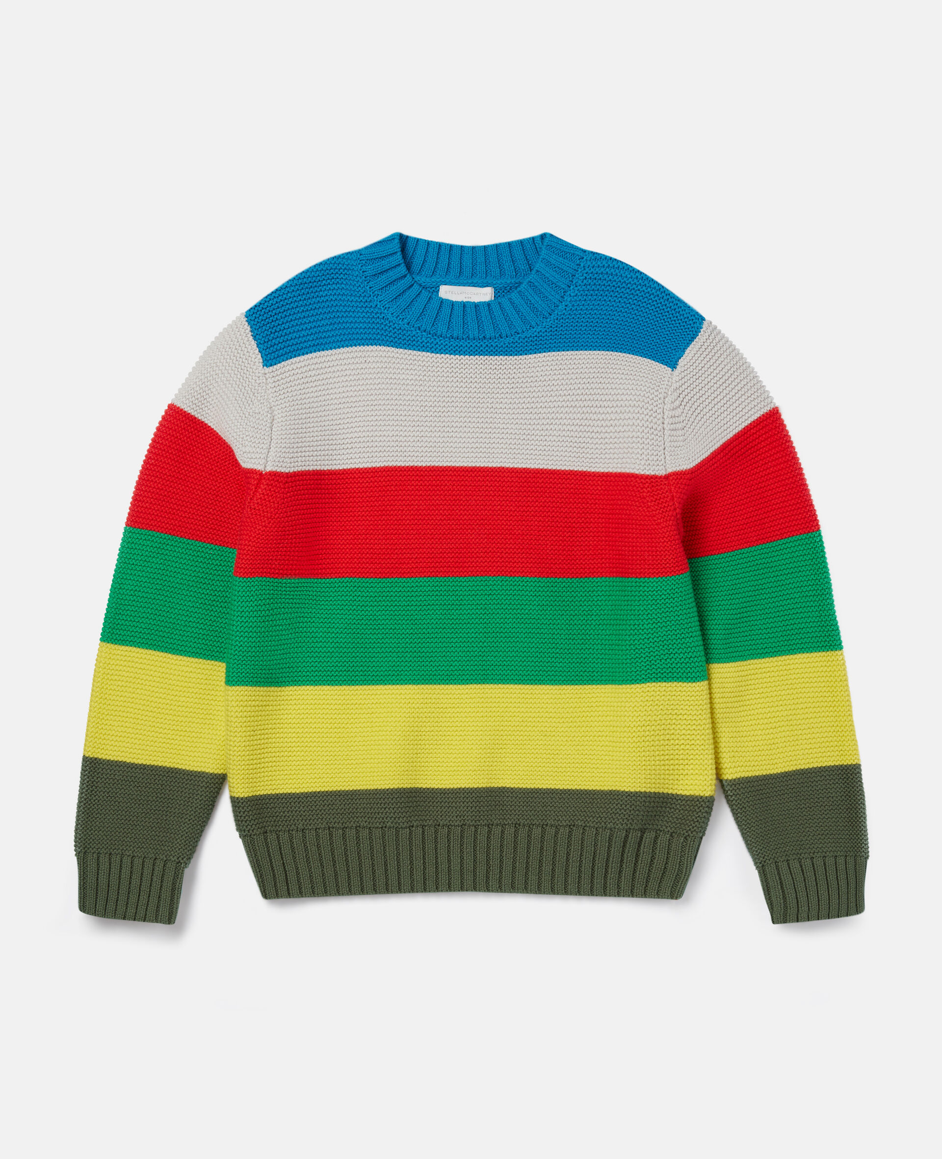Striped Knit Jumper-Multicoloured-large image number 0