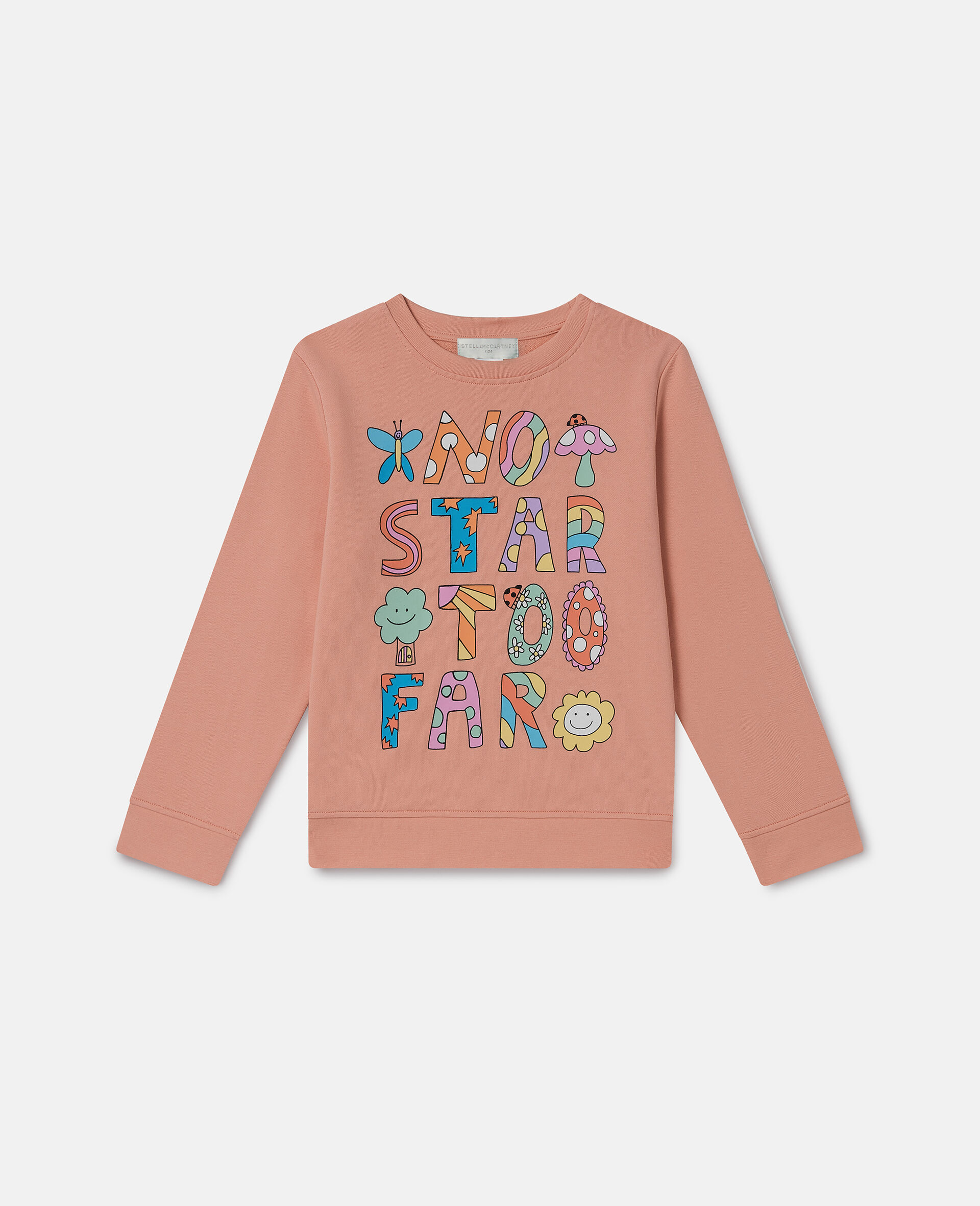 Woodland Lettering Crewneck Sweatshirt-Pink-large image number 0