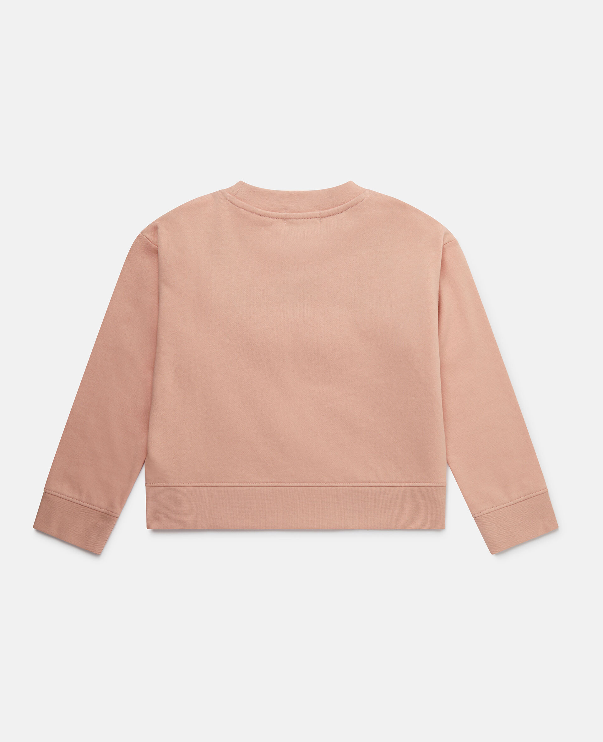 Acorn Embroidery Collared Sweatshirt-Orange-large image number 1