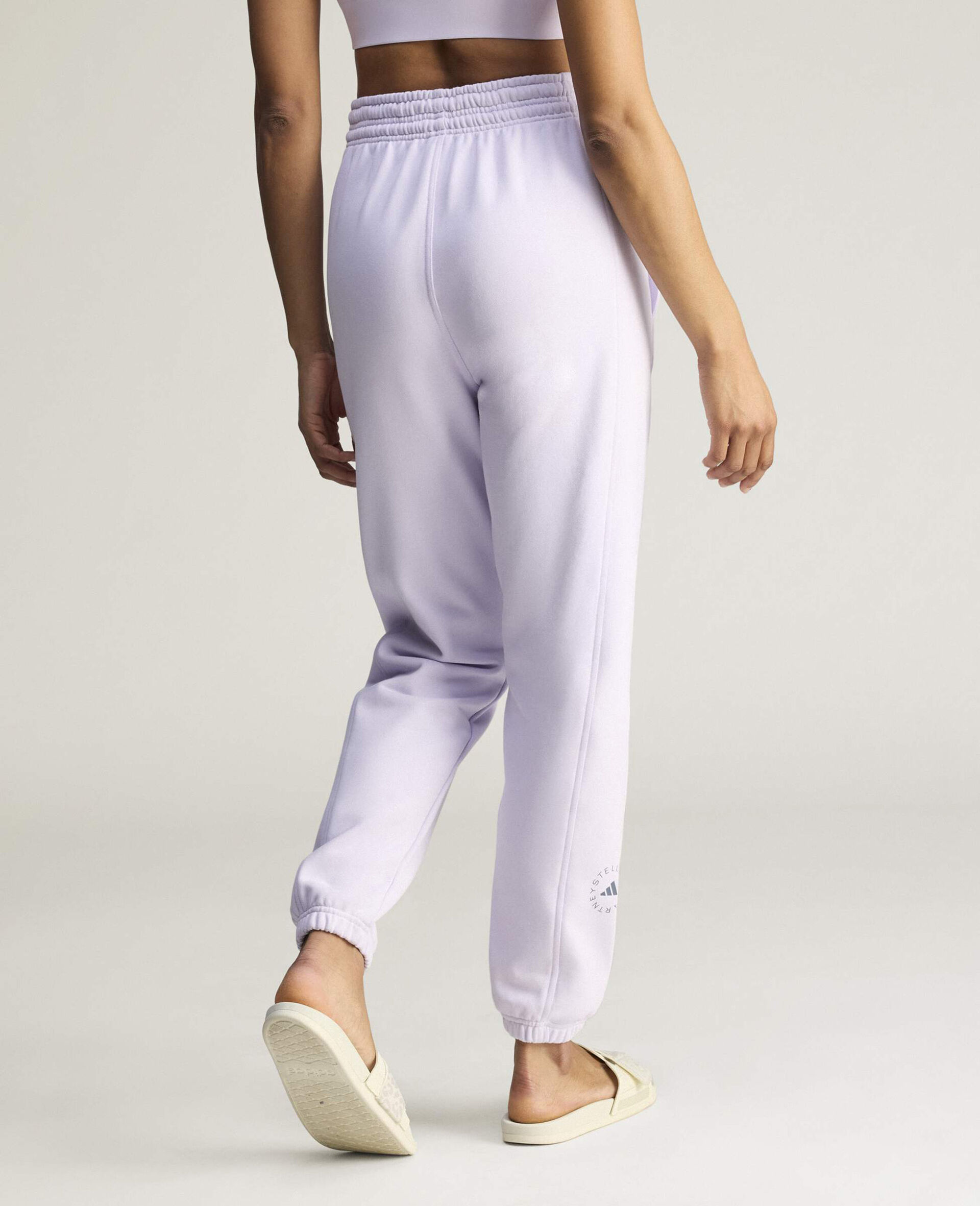 Logo Elasticated  Joggers-Purple-large image number 3