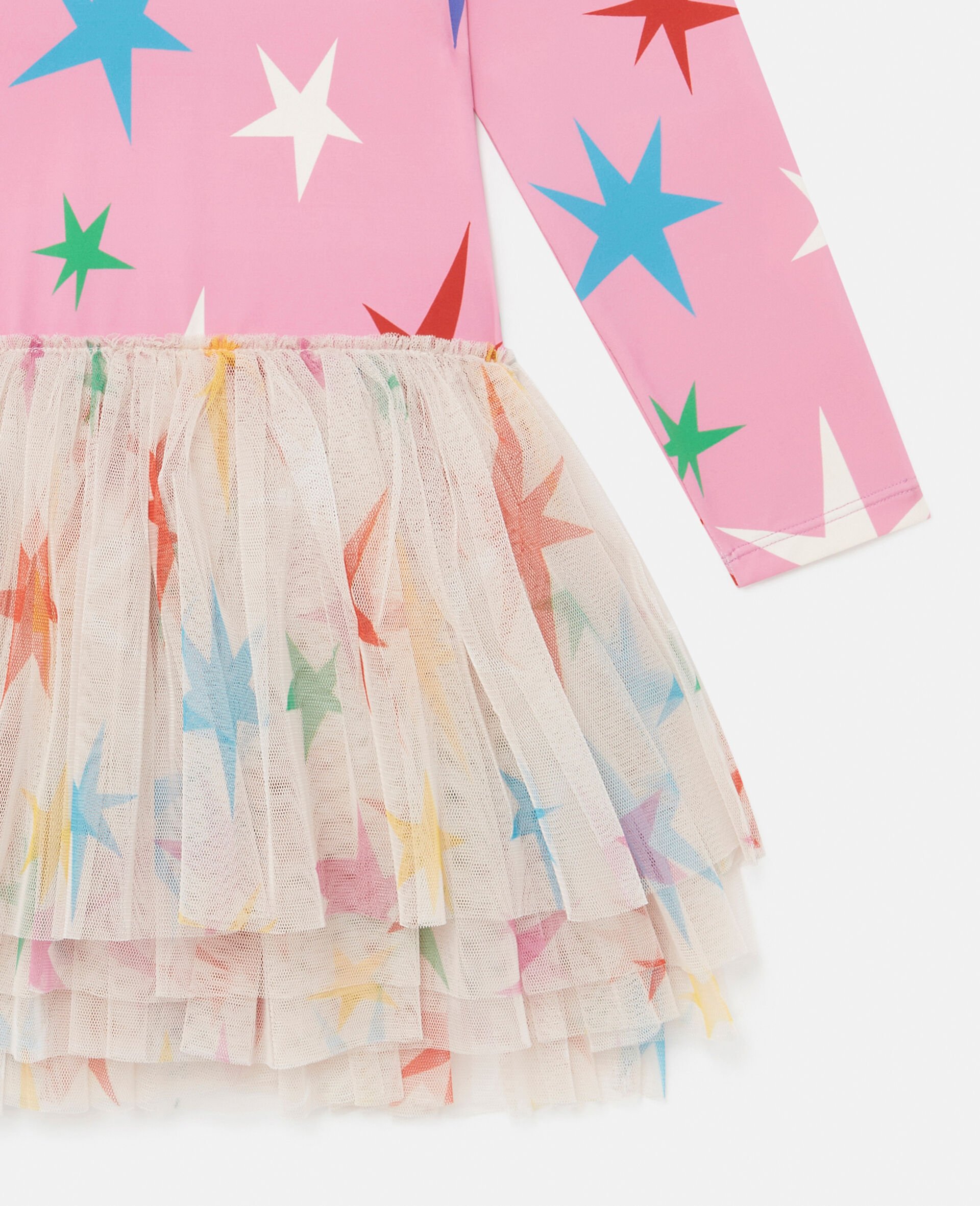 Star Pattern Tulle Dress-Pink-large Star Pattern Tulle Dress-Pink-large image number 3