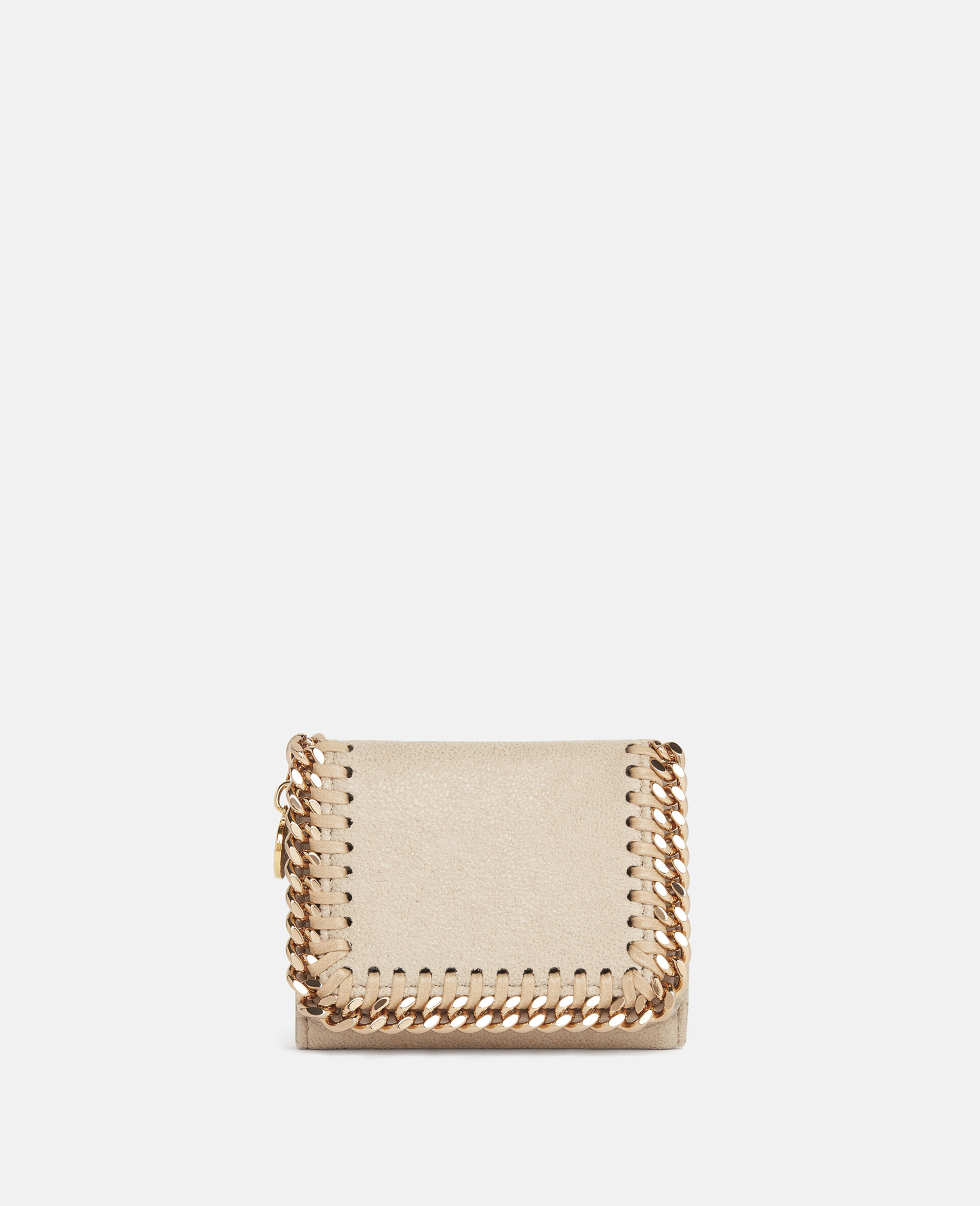 Falabella Tri-Fold Wallet-Beige-medium Falabella Tri-Fold Wallet-Beige-medium