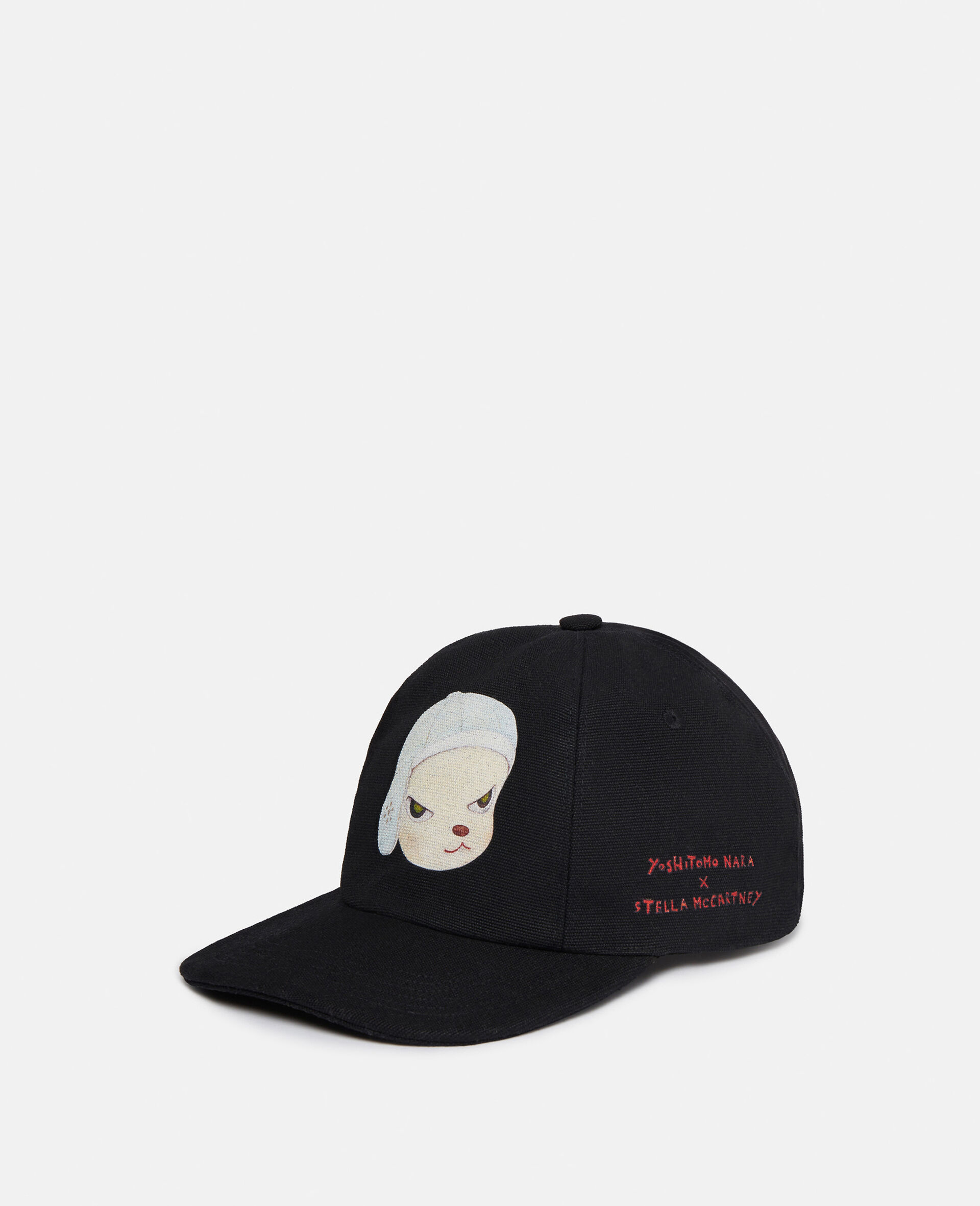 Casquette de baseball à imprimé mouton-Noir-large image number 0