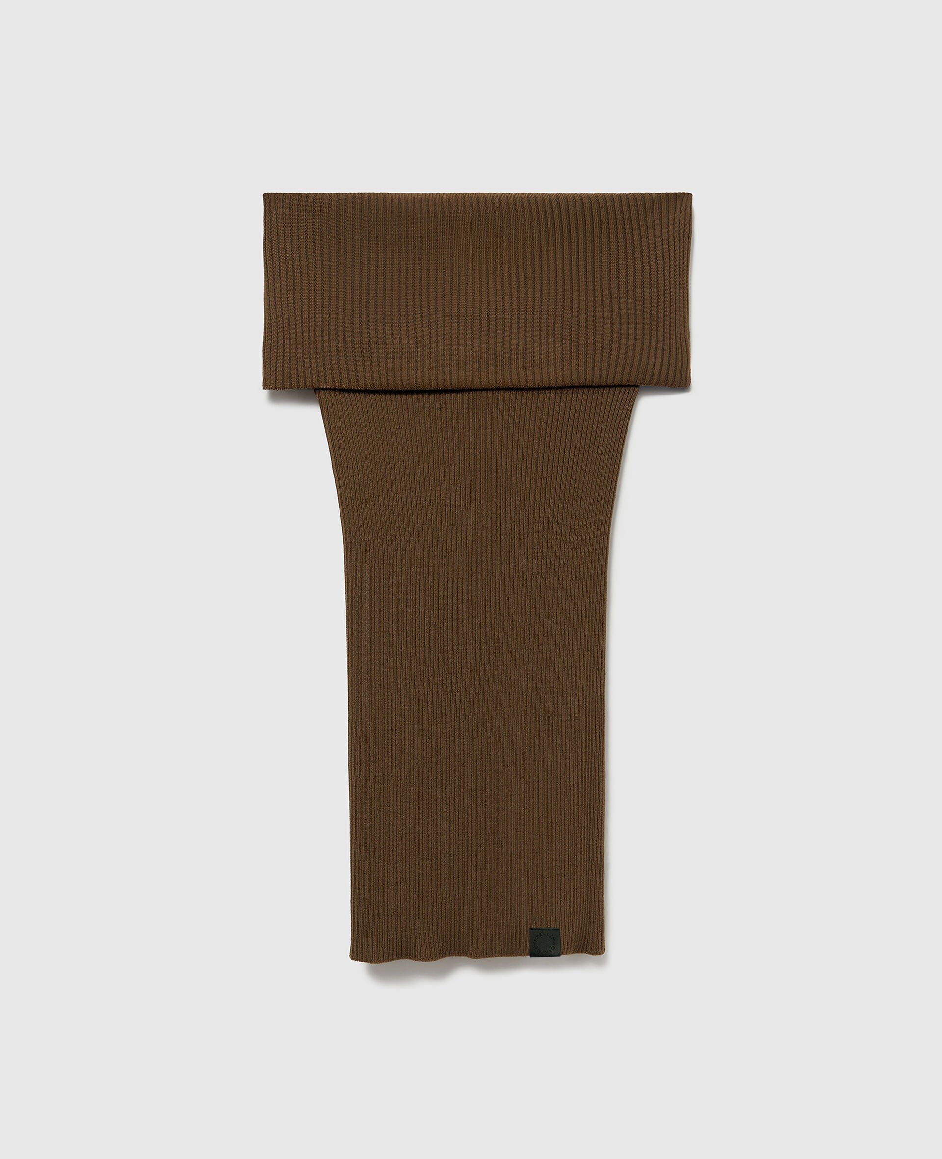 Schulterfreies Top-Grün-medium