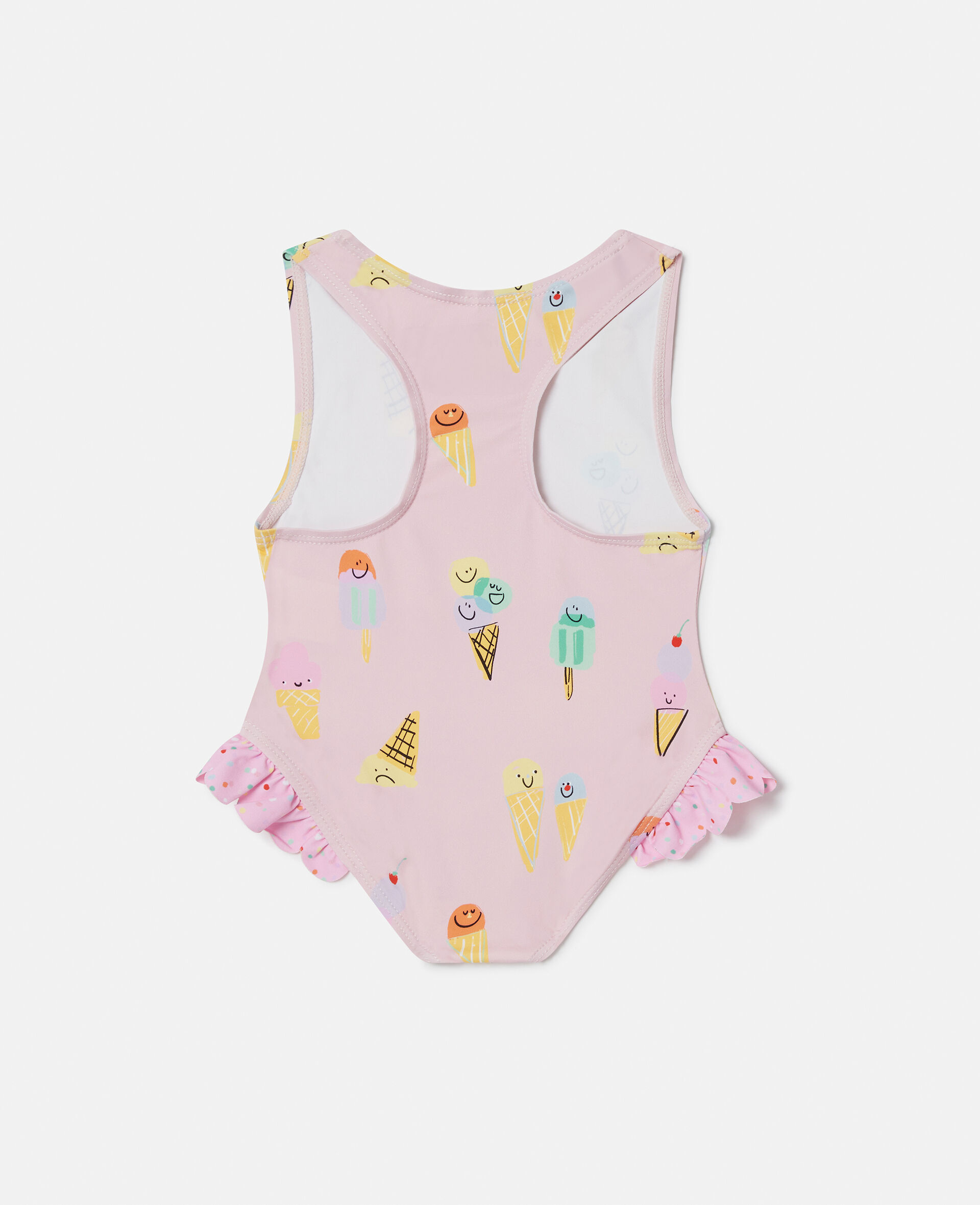 Ice Cream Print Swimsuit-Pink-large image number 2
