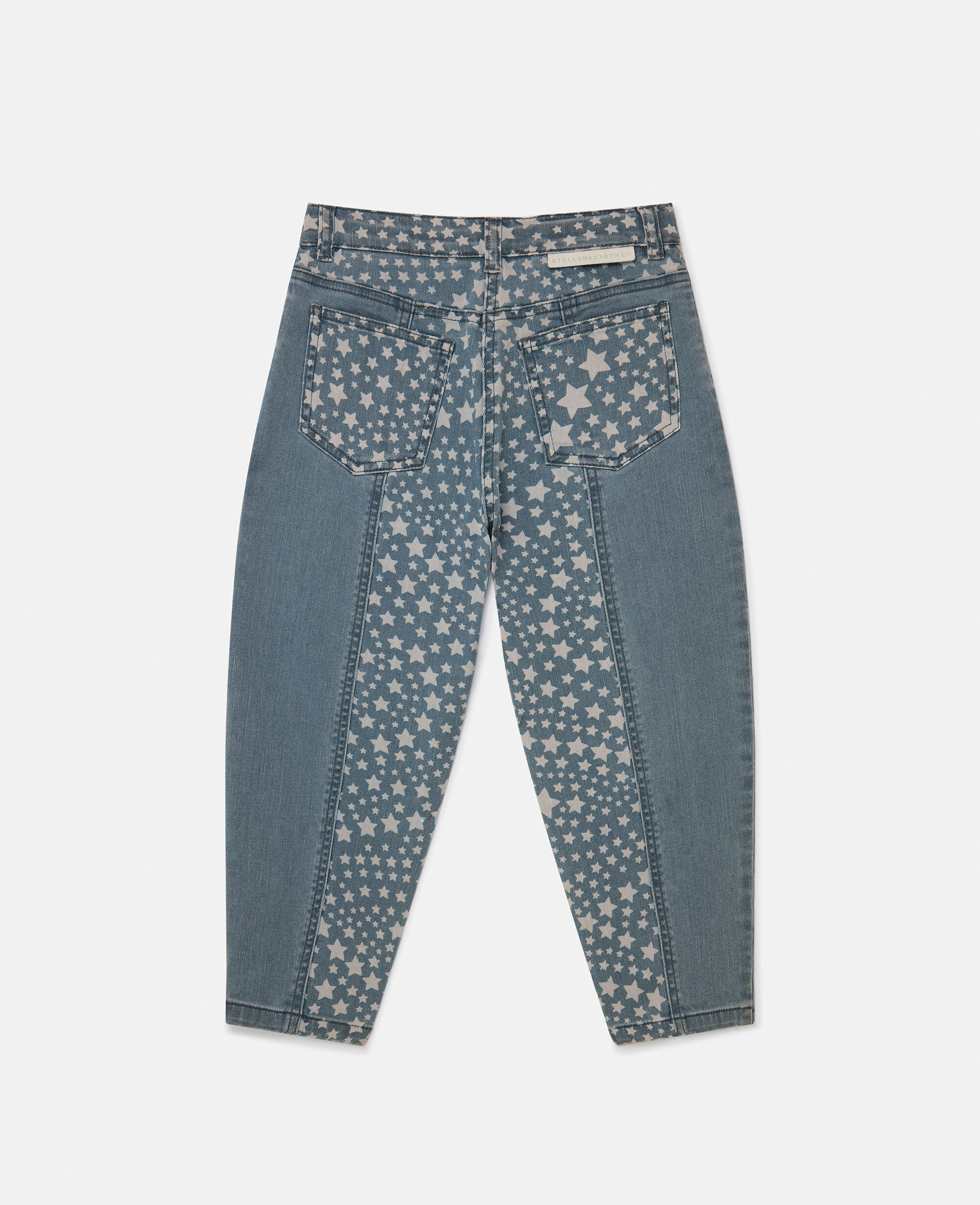Women Denim blue Star Pattern Chaps Denim Jeans | Stella