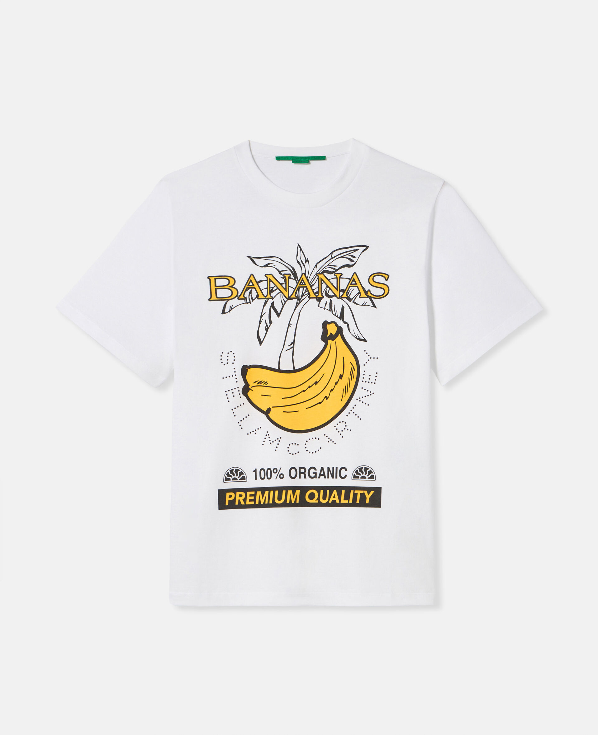 'Bananas' Graphic T-Shirt-White-medium