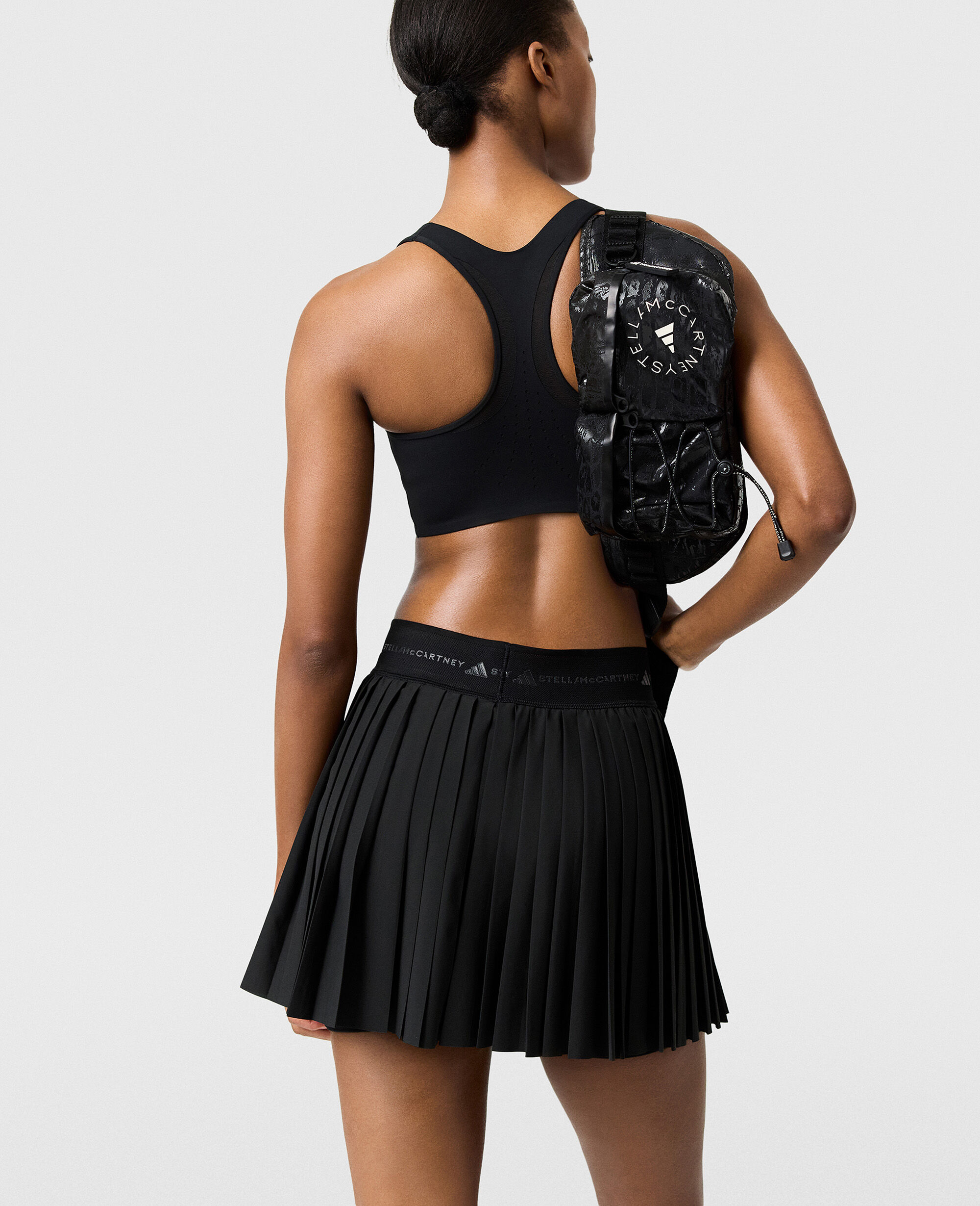 stella mcCartney スコート Women ブラック TruePurpose トレーニングプリーツ スコート
