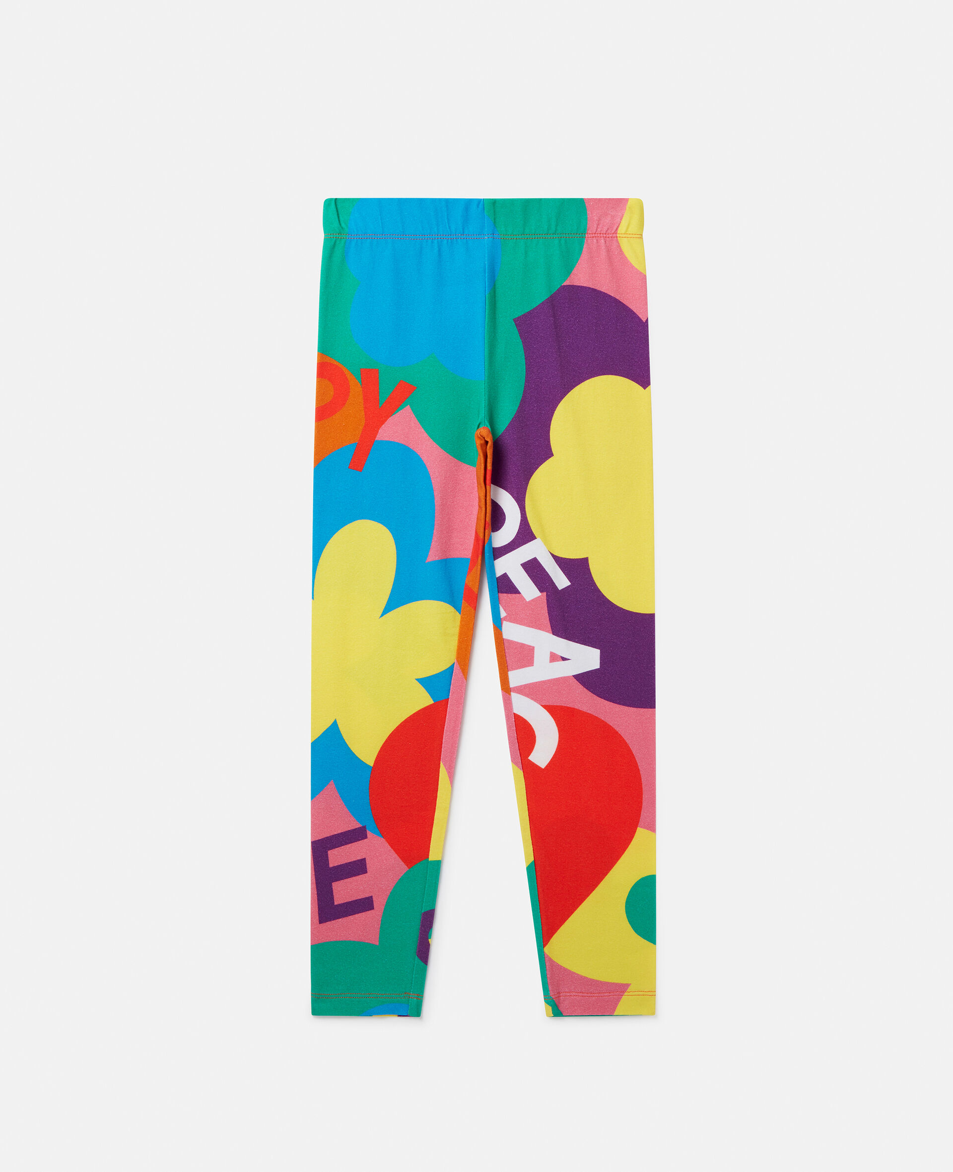 Love Graphic Leggings-Multicoloured-large image number 0