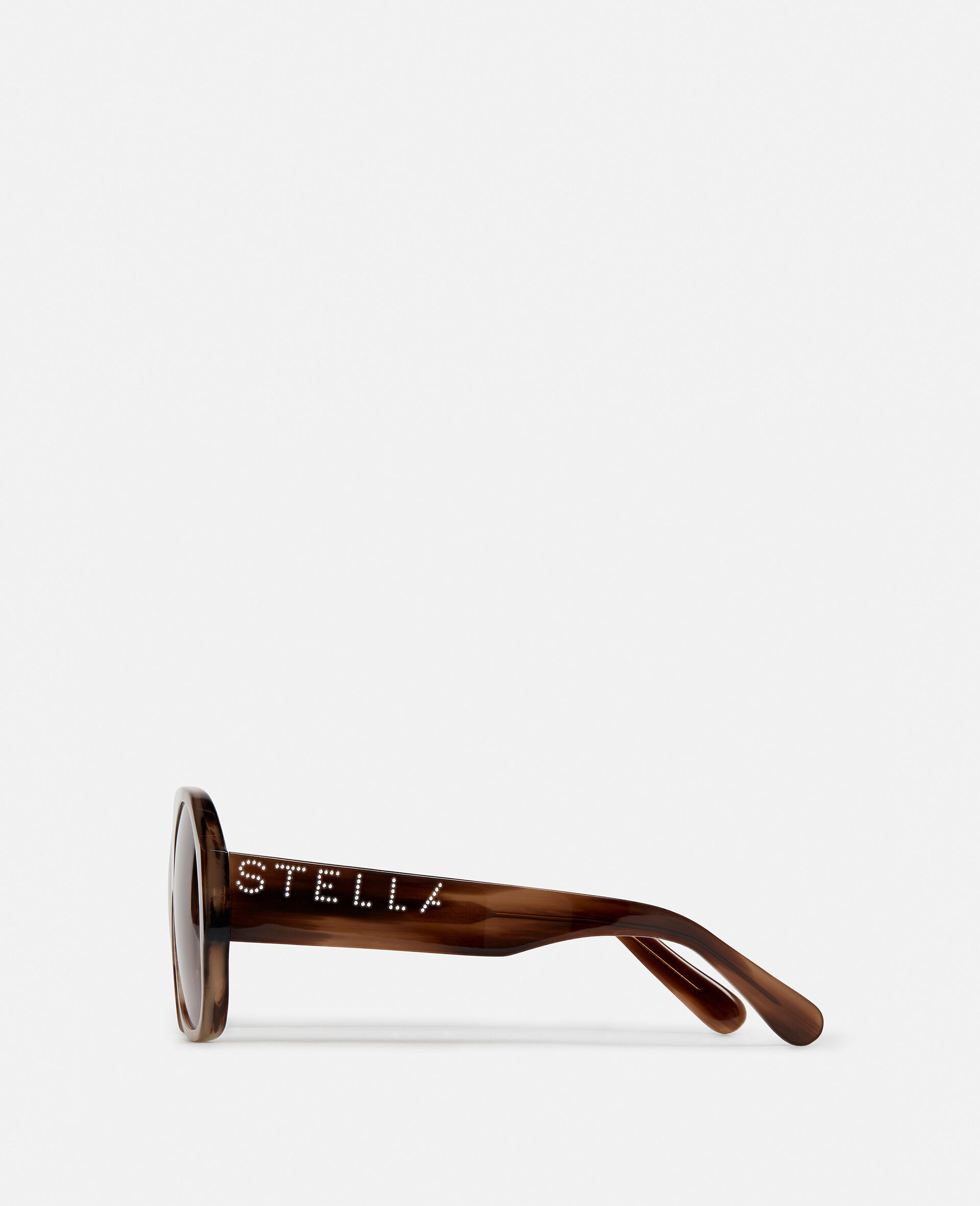 Logo Chunky Aviator Sunglasses-Black-large image number 2