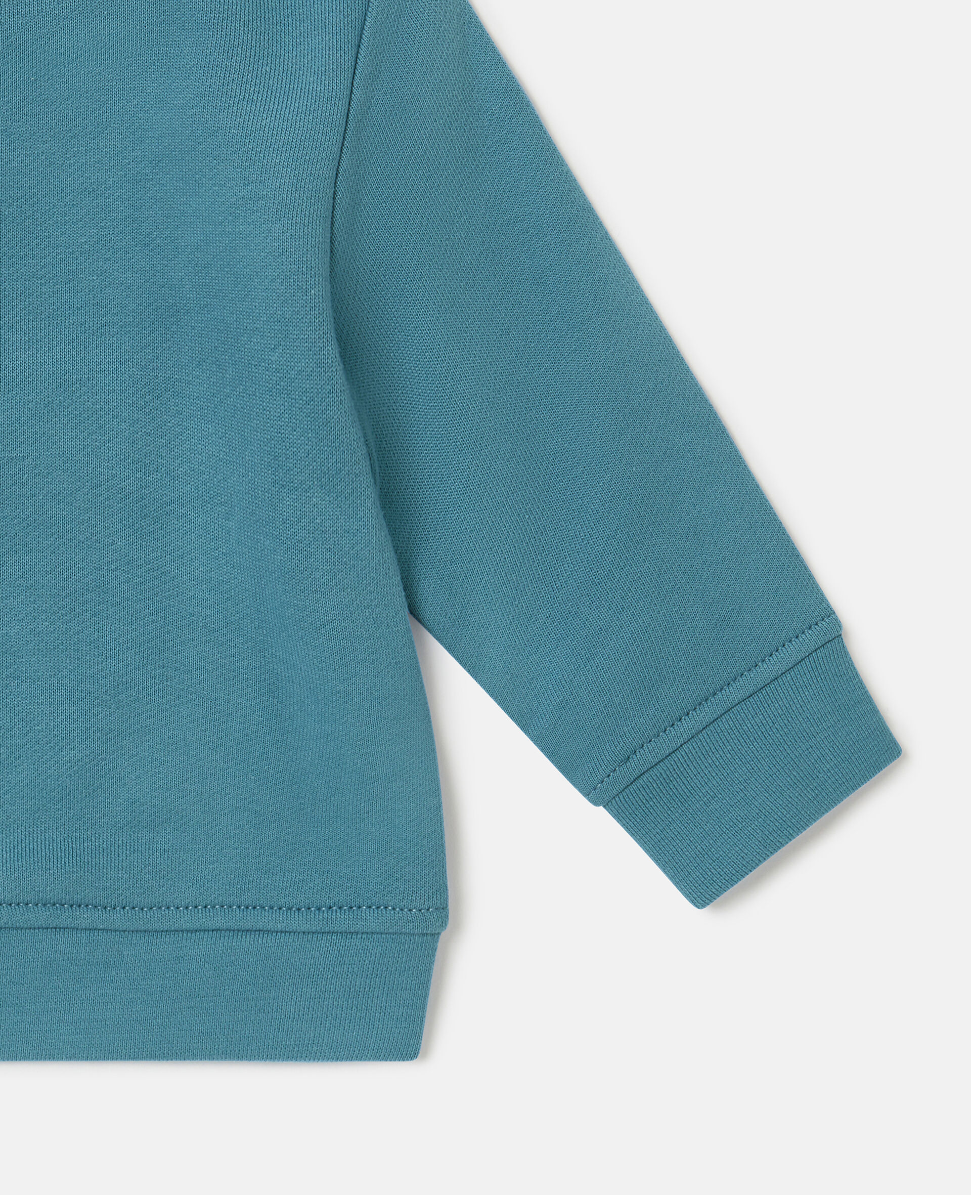 Monster Graphic Crewneck Sweatshirt-Blue-large Monster Graphic Crewneck Sweatshirt-Blue-large image number 3