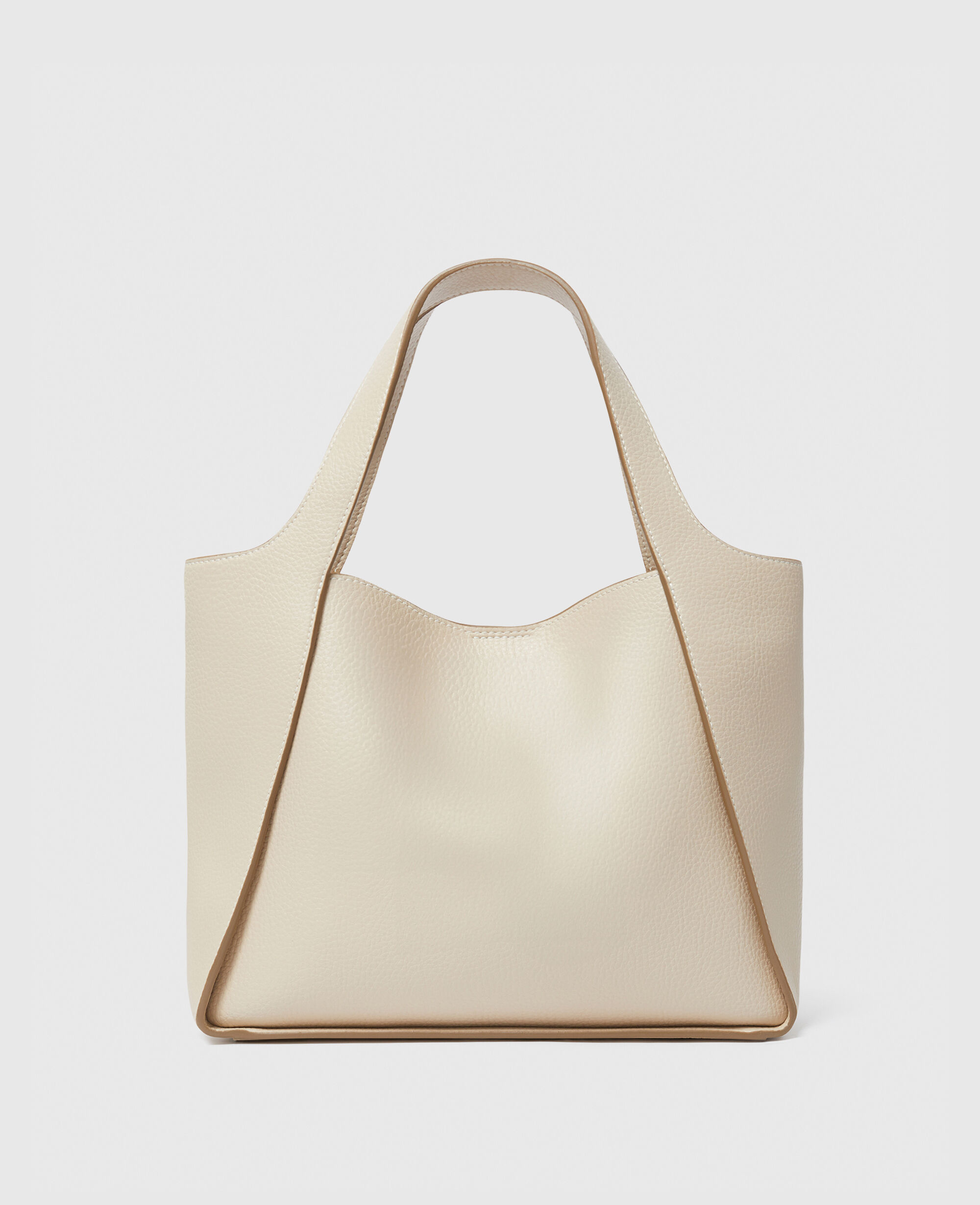 トートバッグ STELLA MCCARTNEY Women Bags 7B0048WP0221 9043 Beige Stella McCartney Logo Printed Cotton Tote Bag 7B0048 WP0221