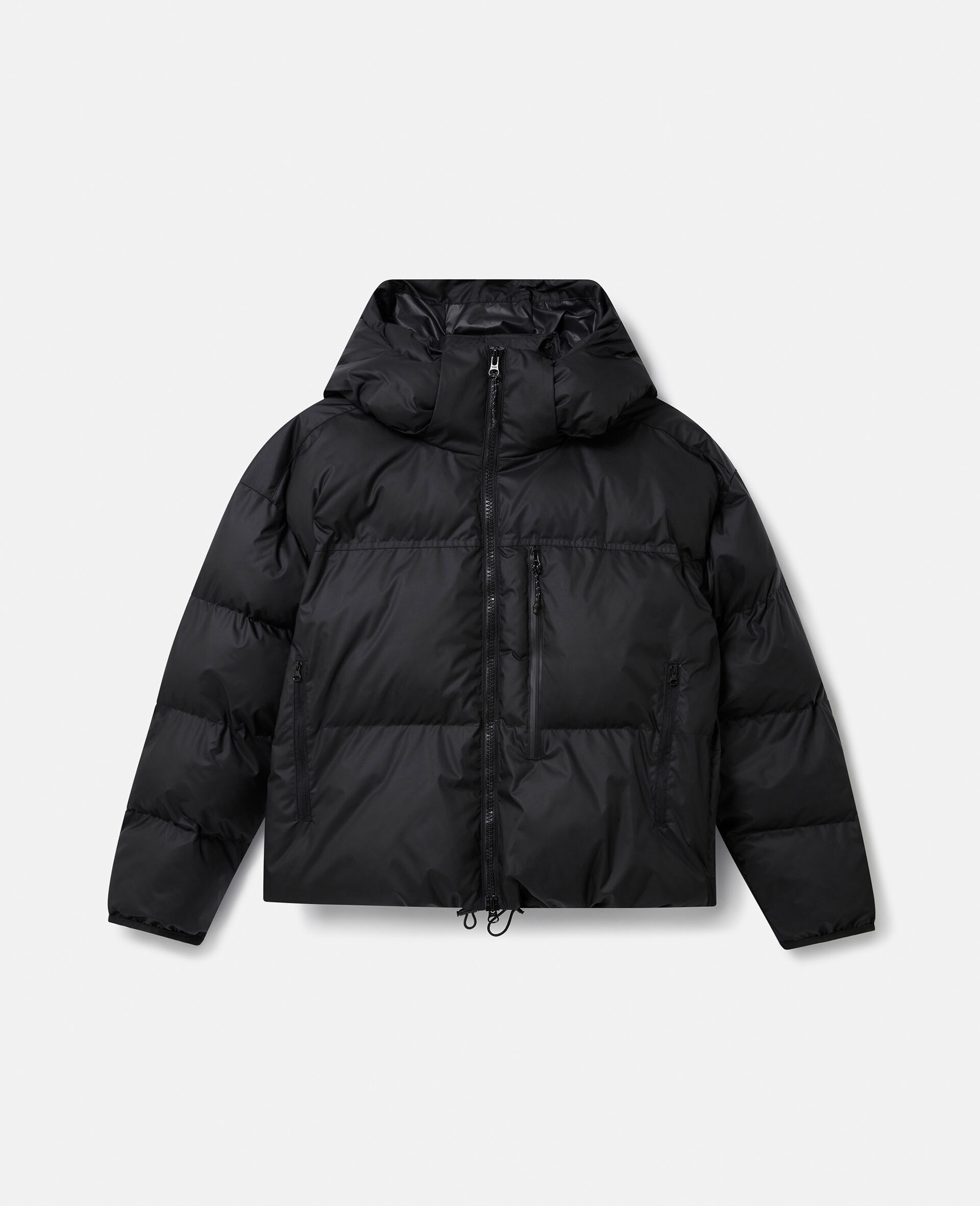 TrueNature Short Padded Coat-Black-large image number 0