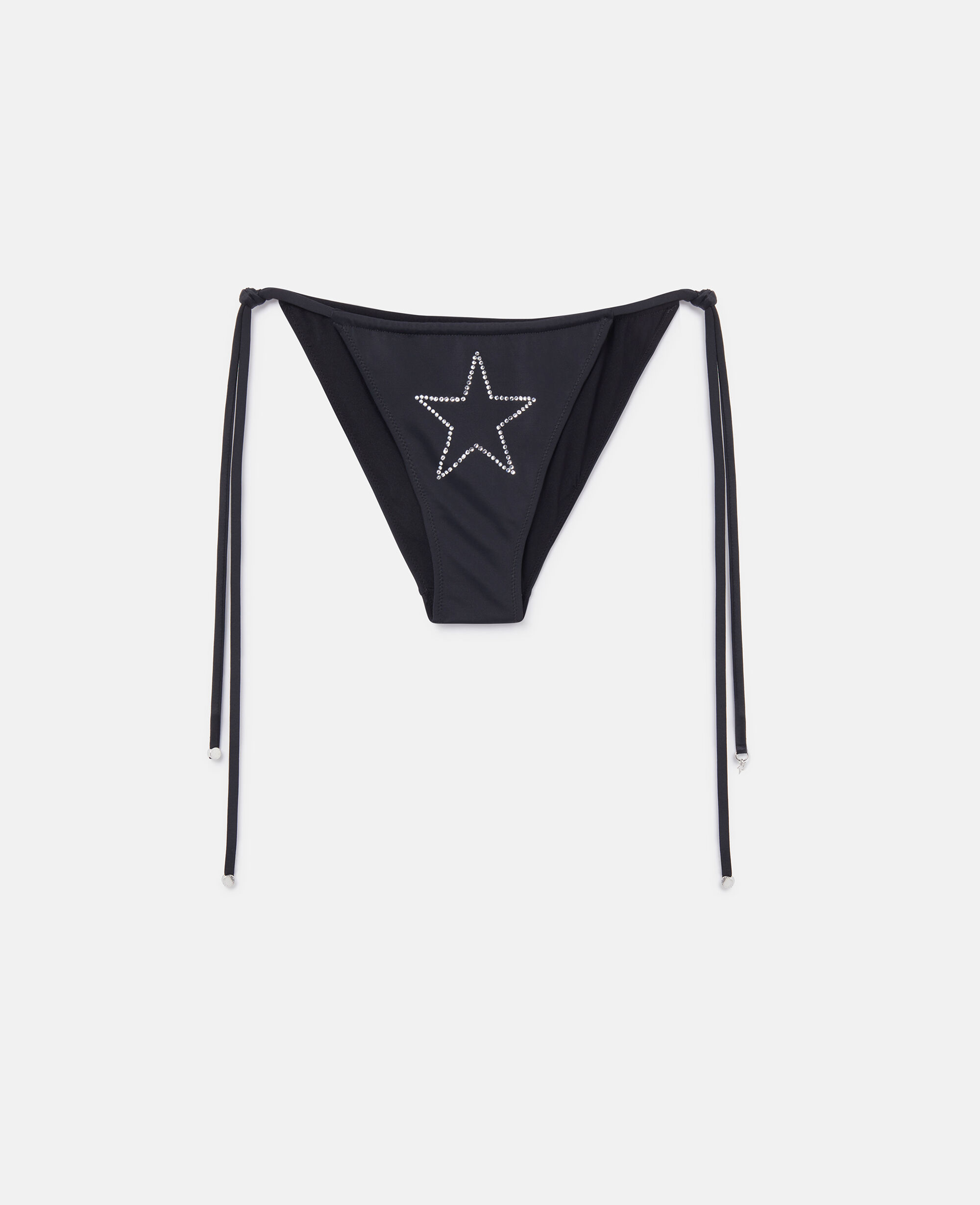 Women Black Diamant Star Side Tie Bikini Briefs Stella McCartney IE