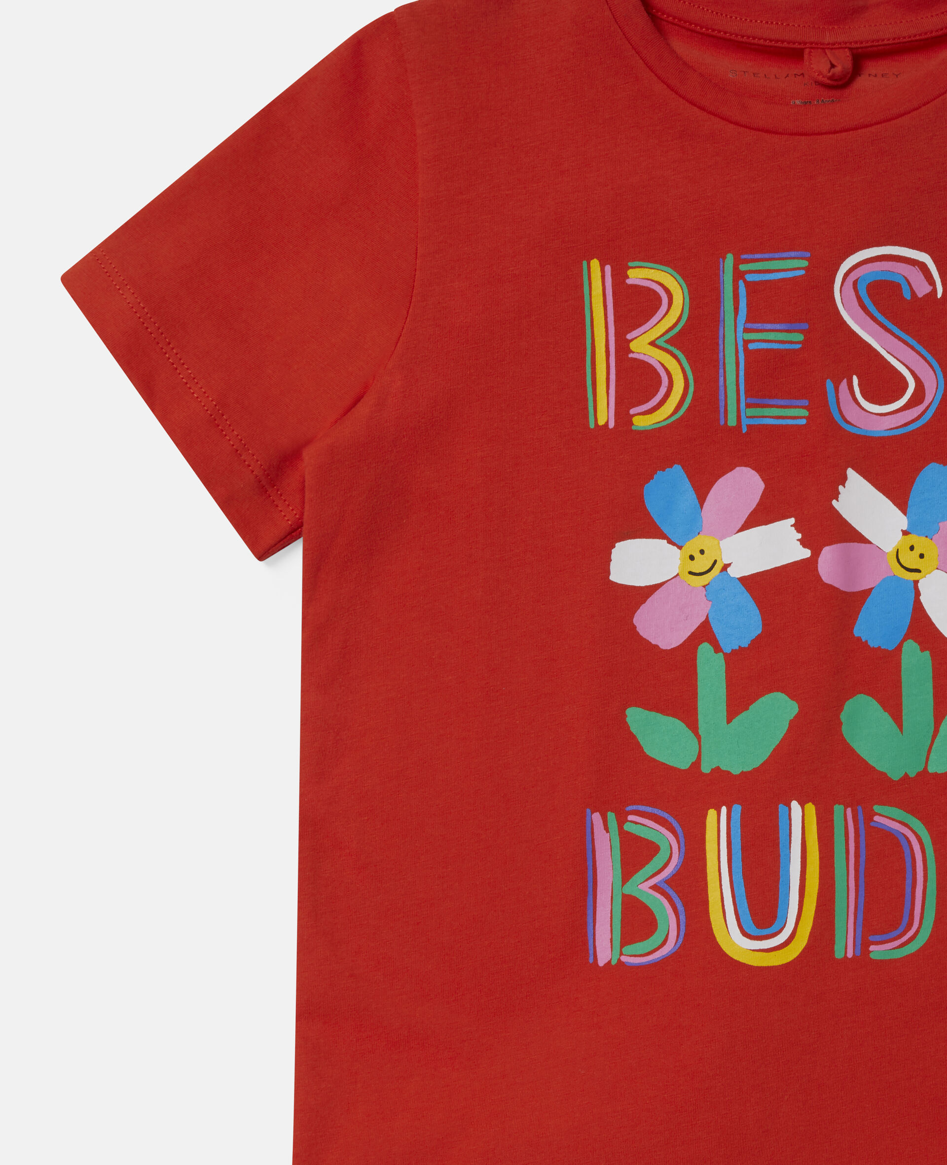 Best Buds' Cotton T-shirt-Red-large image number 2