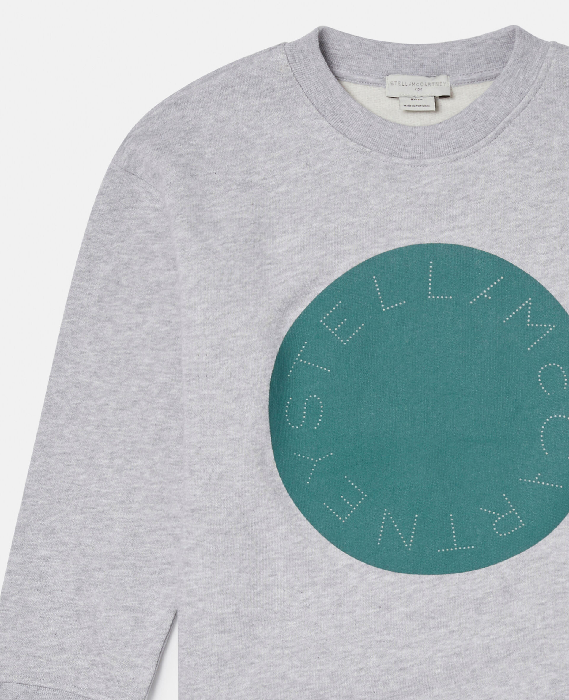 Sweatshirt mit Logoscheibe-Grau-large Sweatshirt mit Logoscheibe-Grau-large image number 1