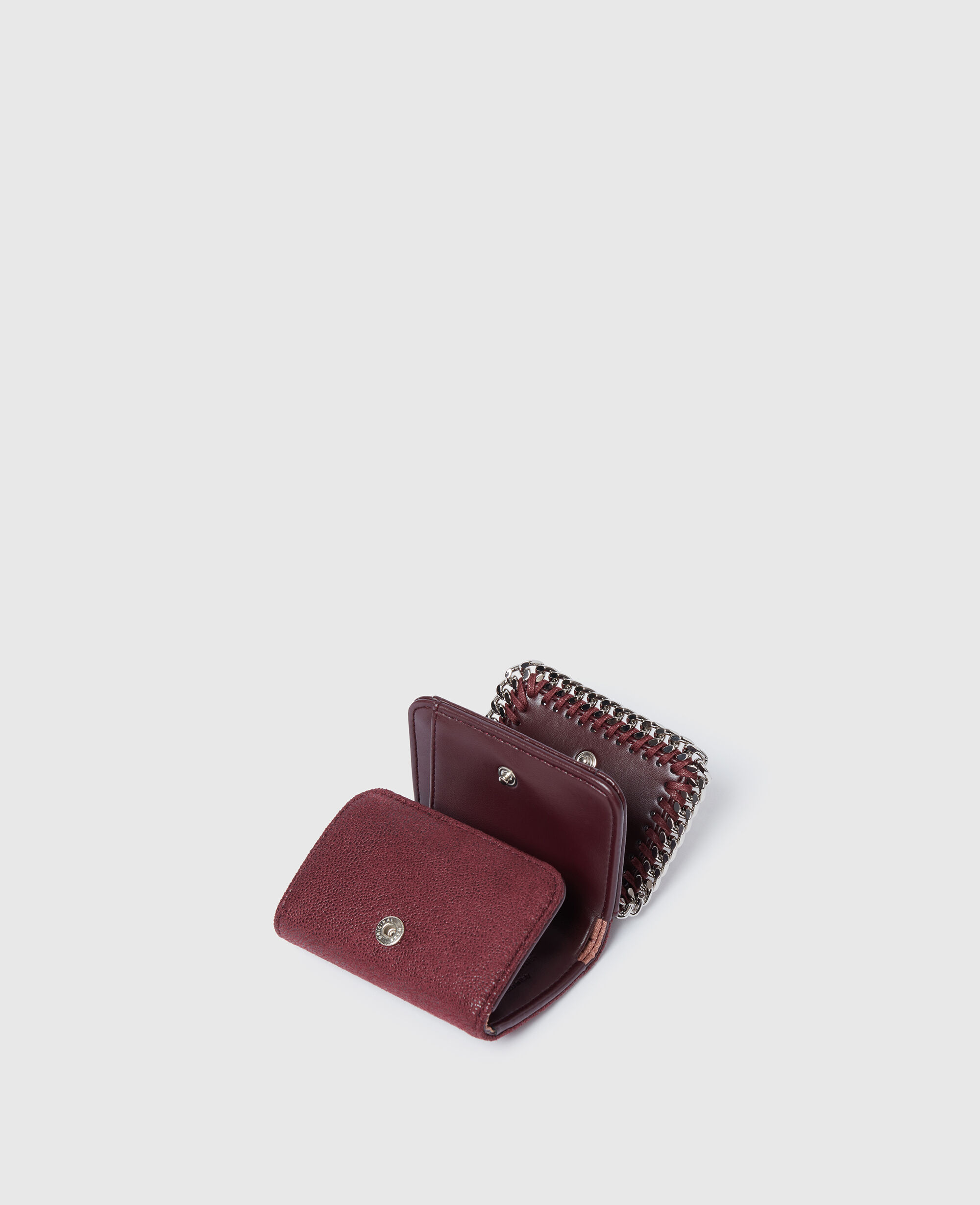 Women 紫红色Falabella三折钱包| Stella McCartney US
