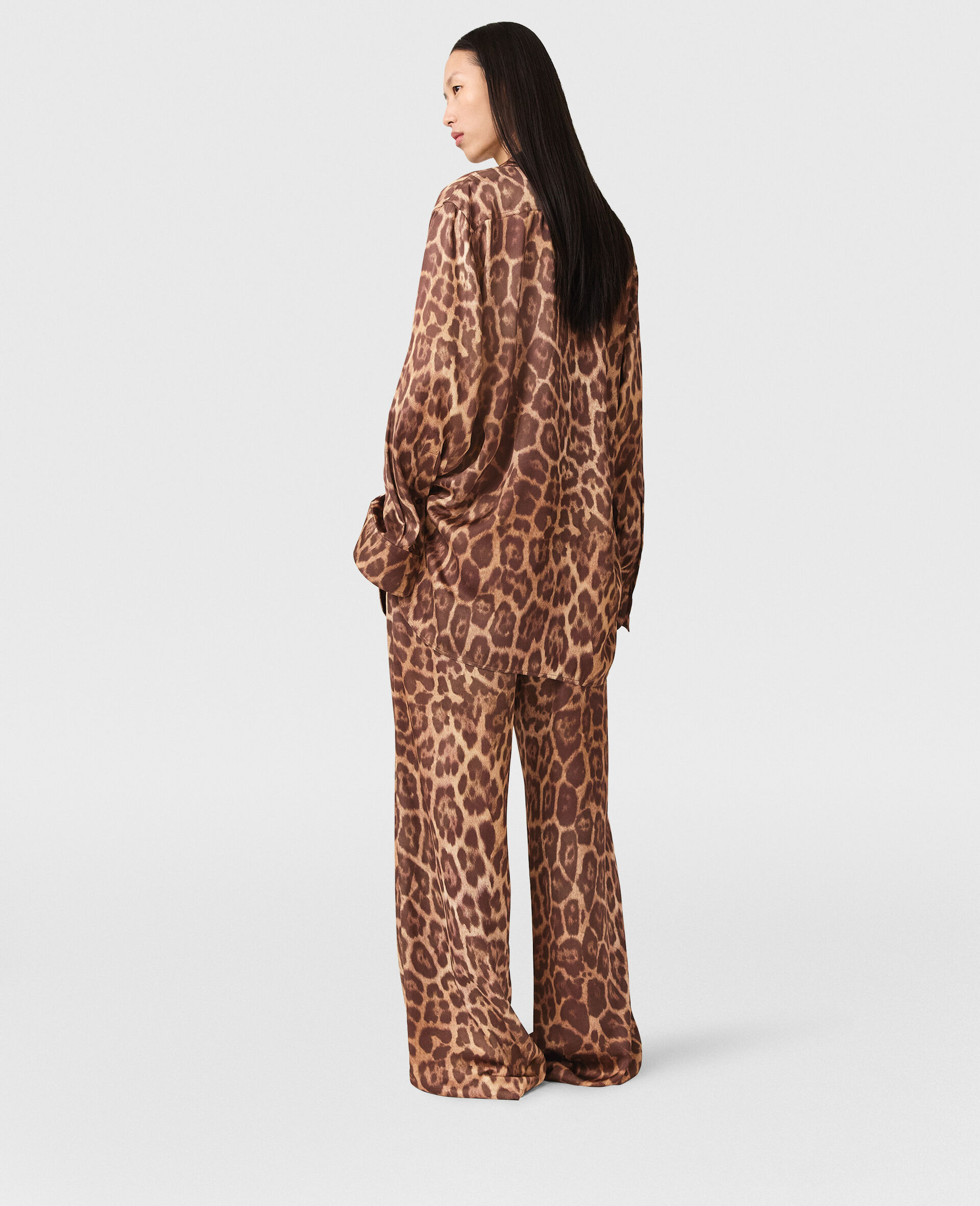 Leopard Straight-Leg Trousers-Brown-large Leopard Straight-Leg Trousers-Brown-large image number 3