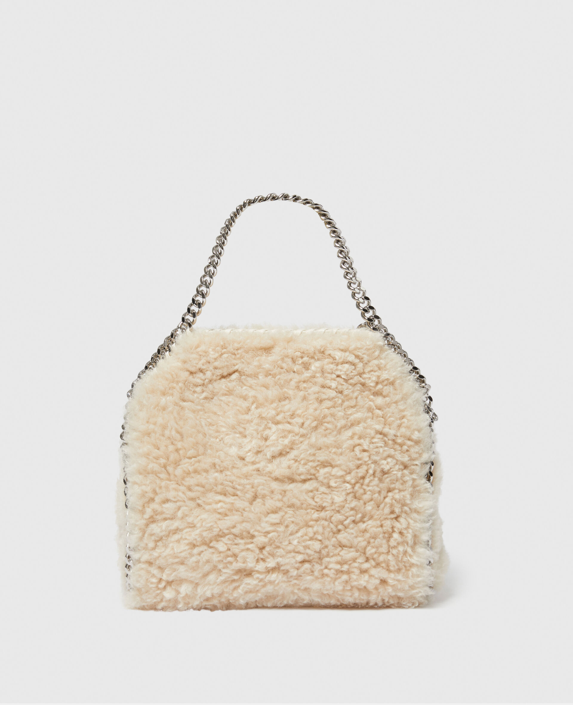 Falabella Mini Teddy Tote Bag-Cream-large image number 2