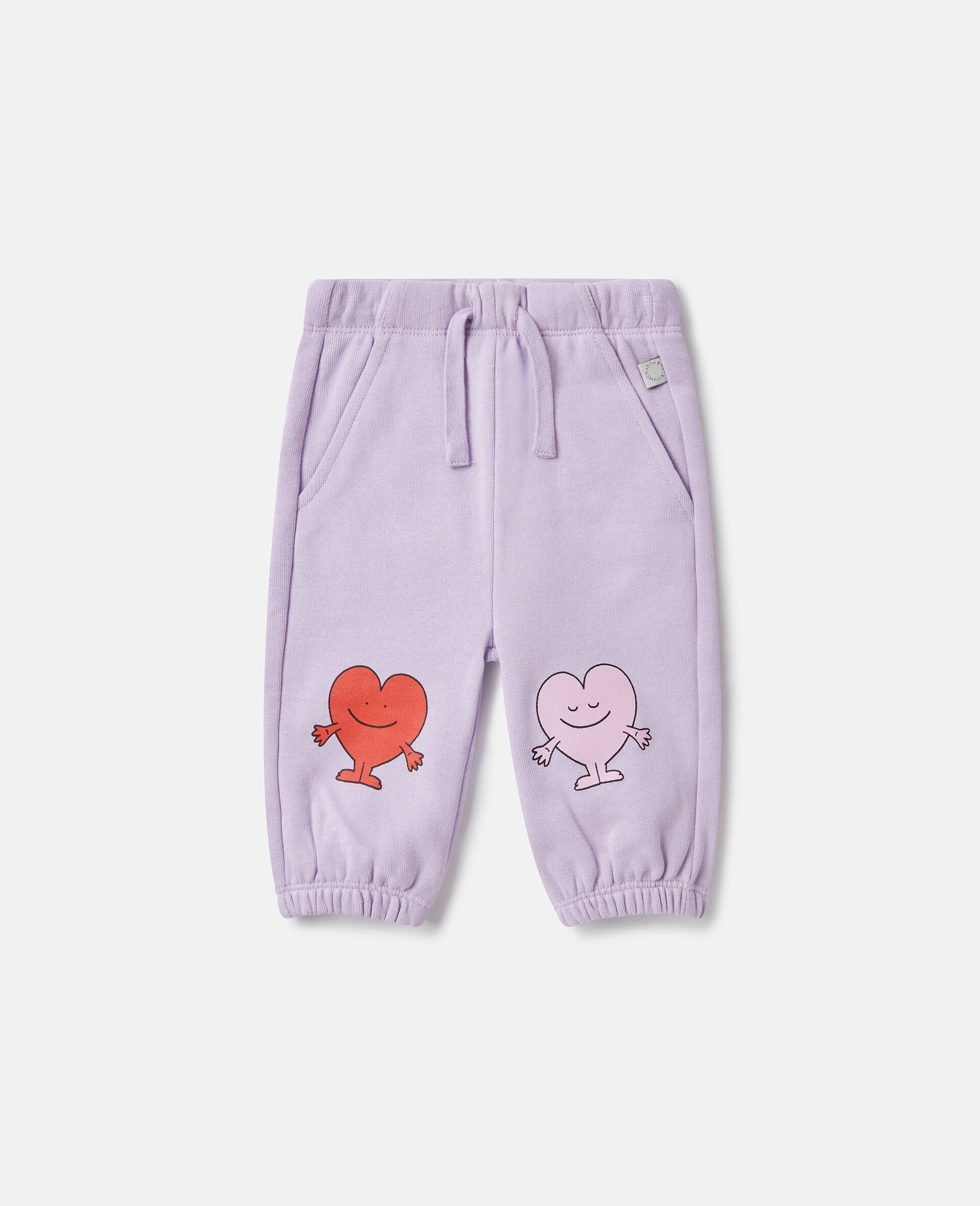 Earth Friends Graphic Sweatpants-Purple-large image number 0