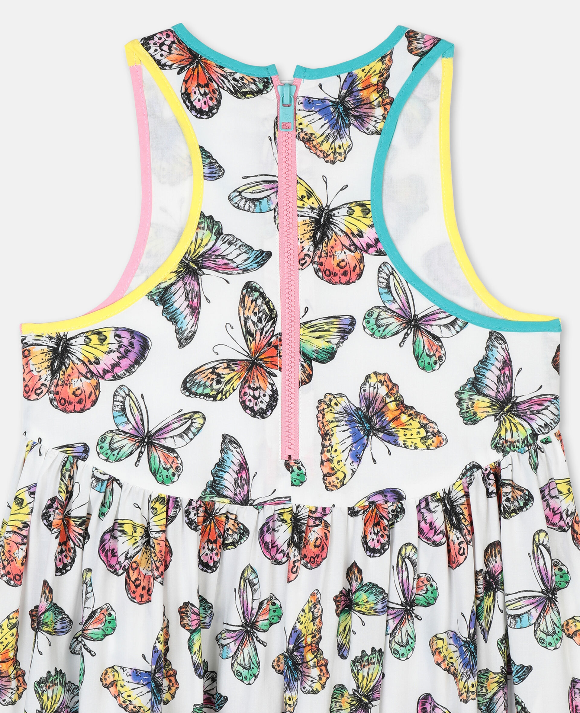 Robe en viscose avec motif papillons-Fantaisie-large image number 2