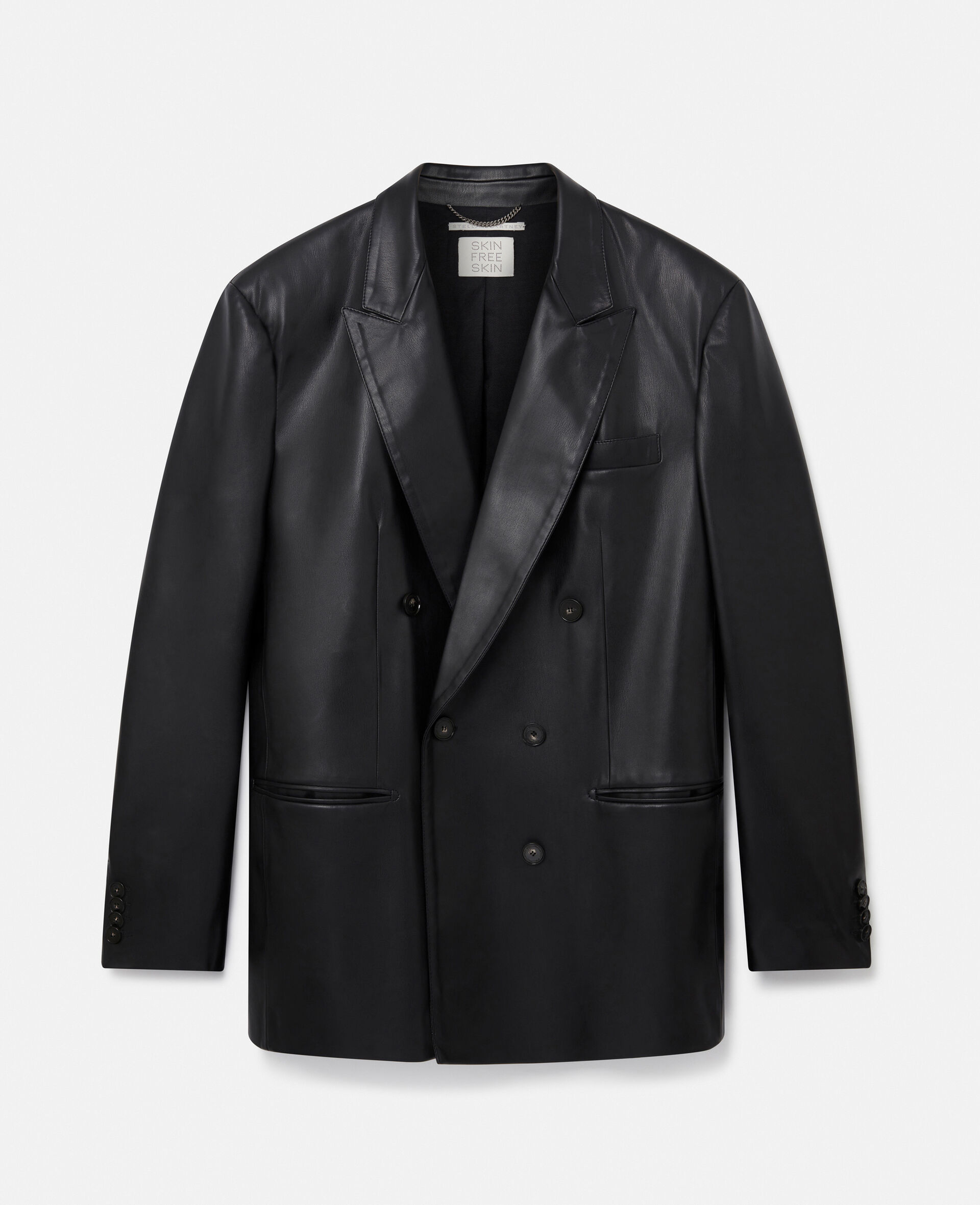 Alter Mat Oversized Double-Breasted Blazer-Black-large image number 0