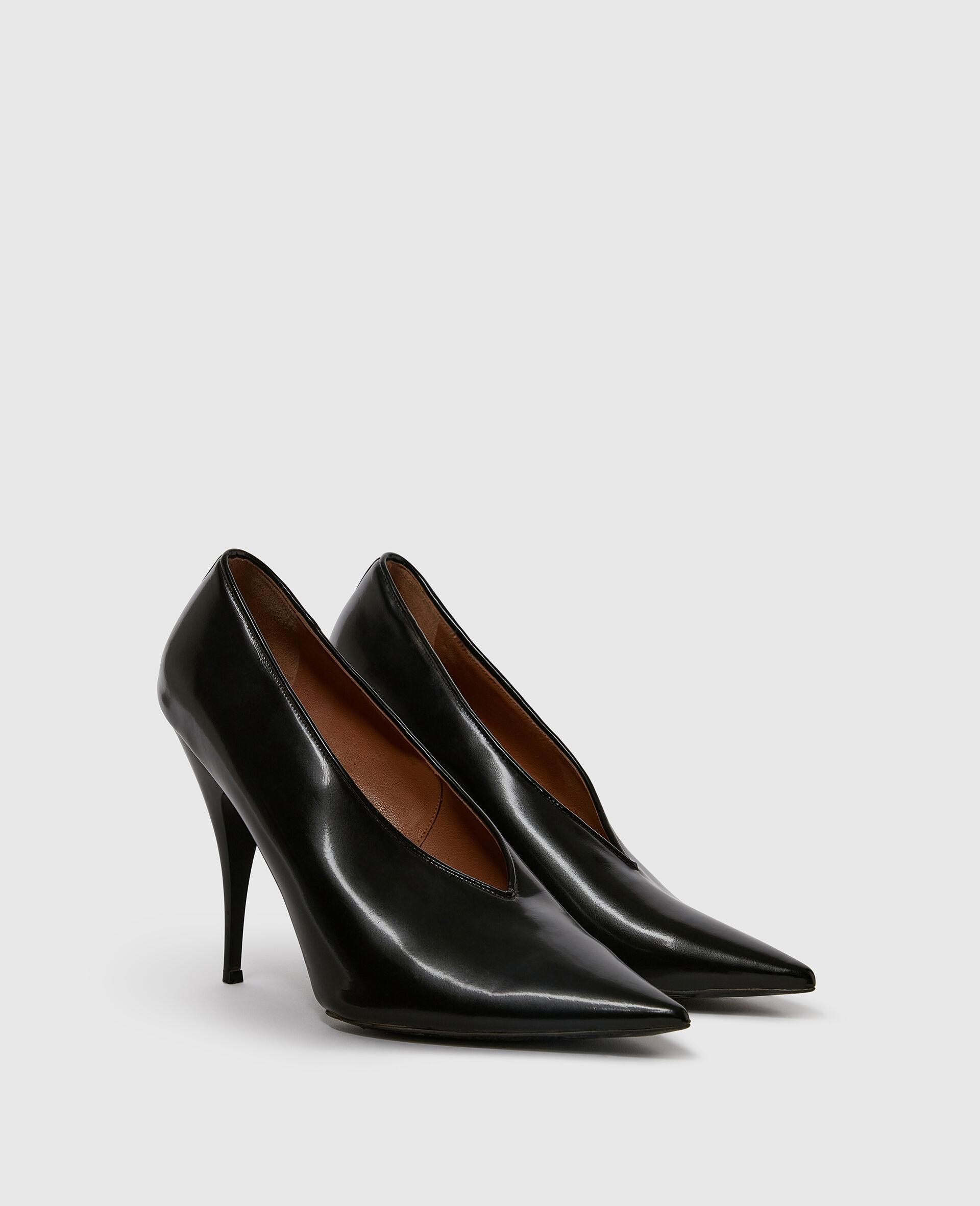 Plateau Platform Pumps-Black-medium