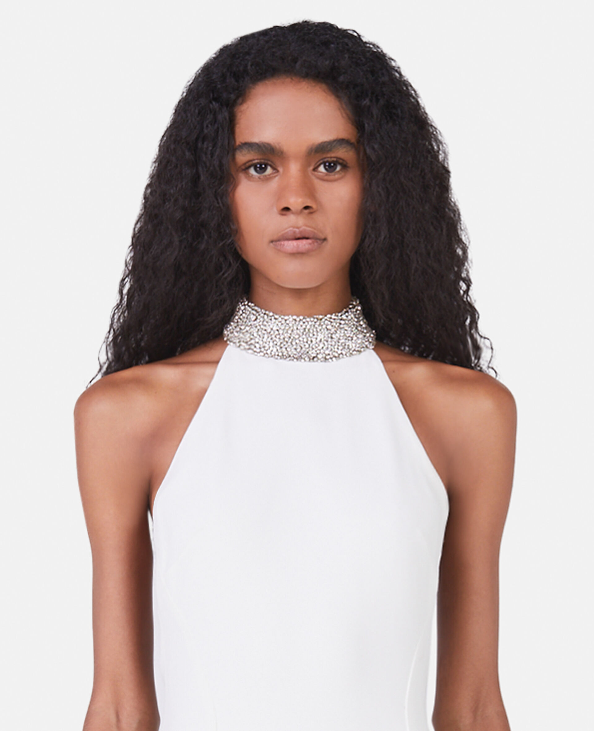 Robe de mariee dos nu avec cristaux-Blanc-large image number 3