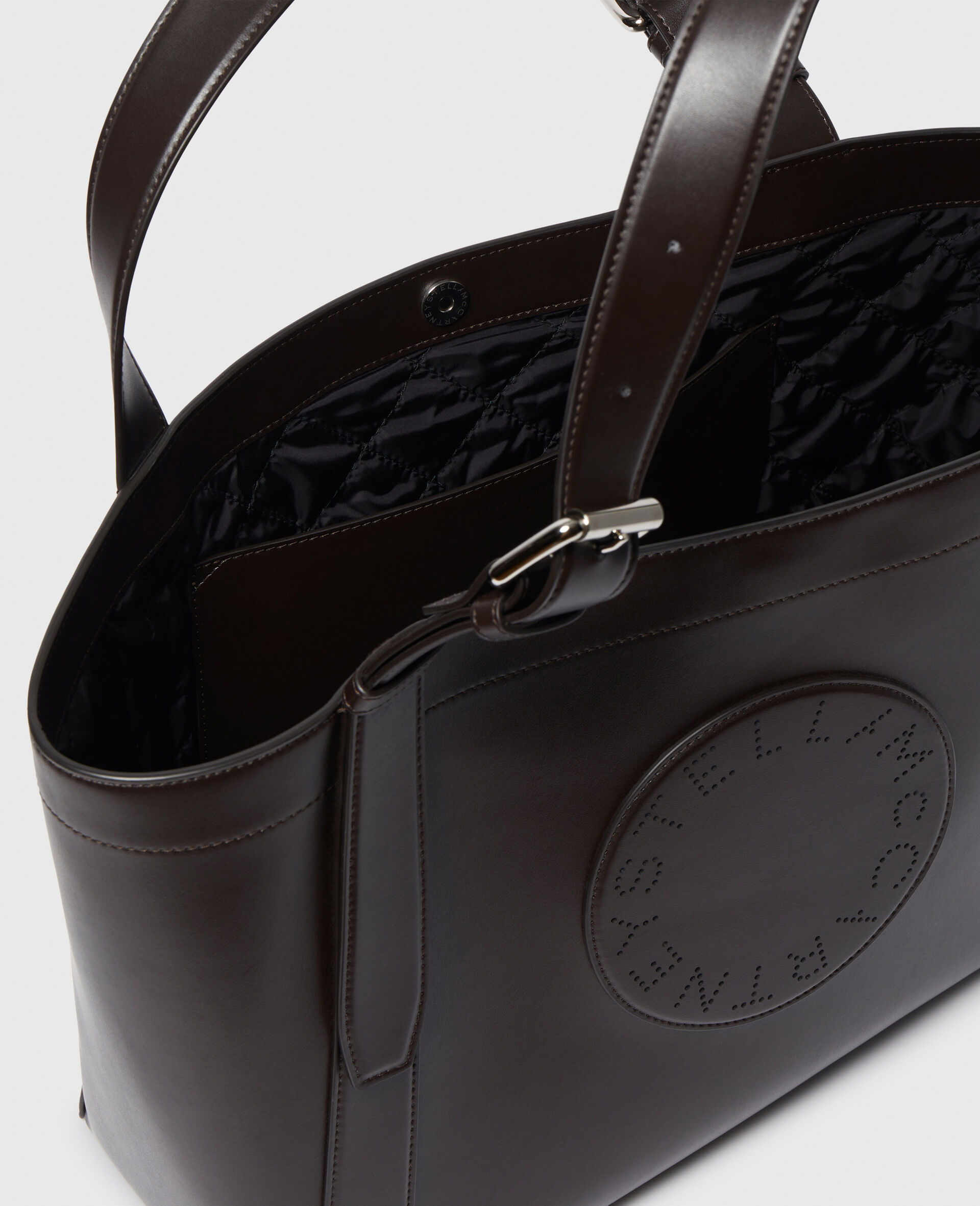 Umhänge Tote Bag mit Logo-Brown-large image number 4