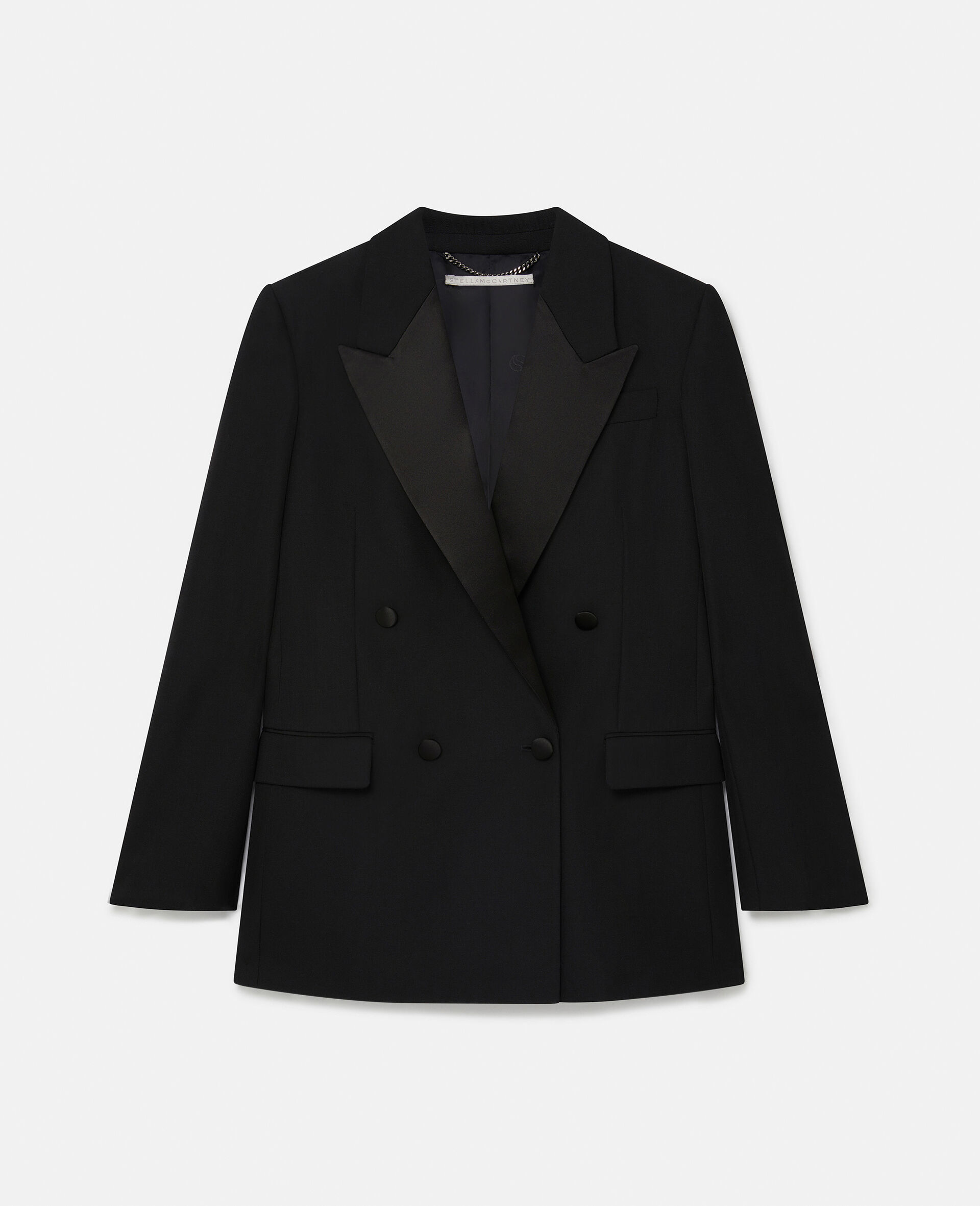 Tuxedo Blazer-Black-large image number 0