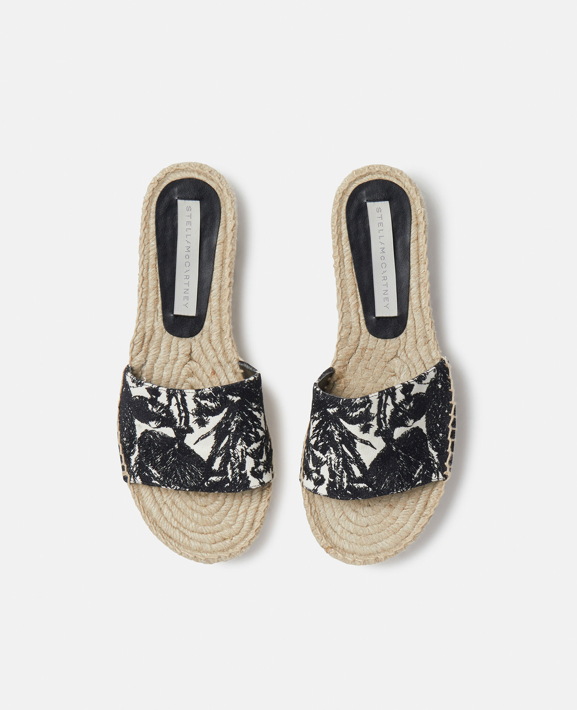 Mules Gaia façon espadrilles à broderie papillons de nuit-Fantaisie-large Mules Gaia façon espadrilles à broderie papillons de nuit-Fantaisie-large image number 3