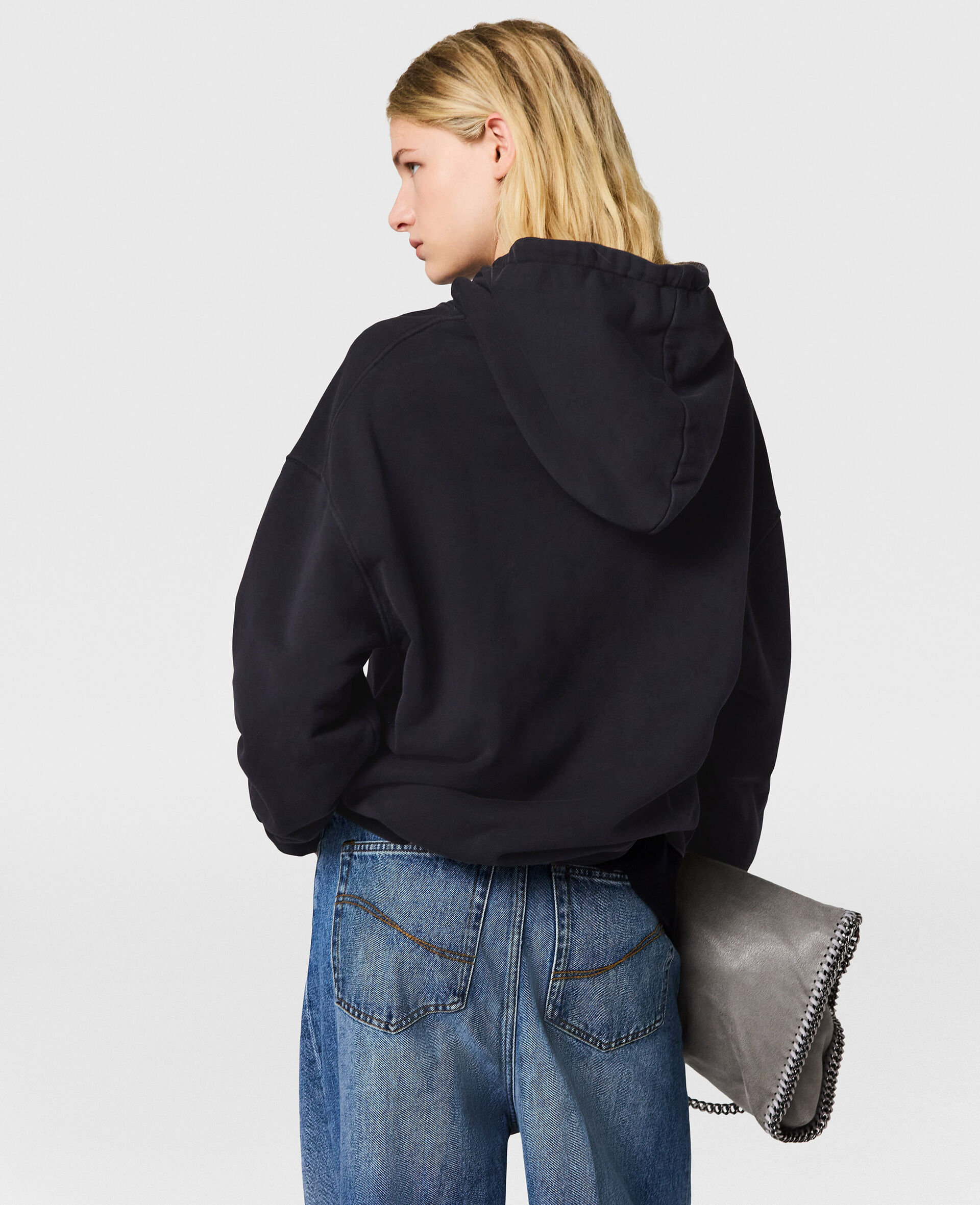 Mother Lover Boyfriend Hoodie-Black-large image number 3