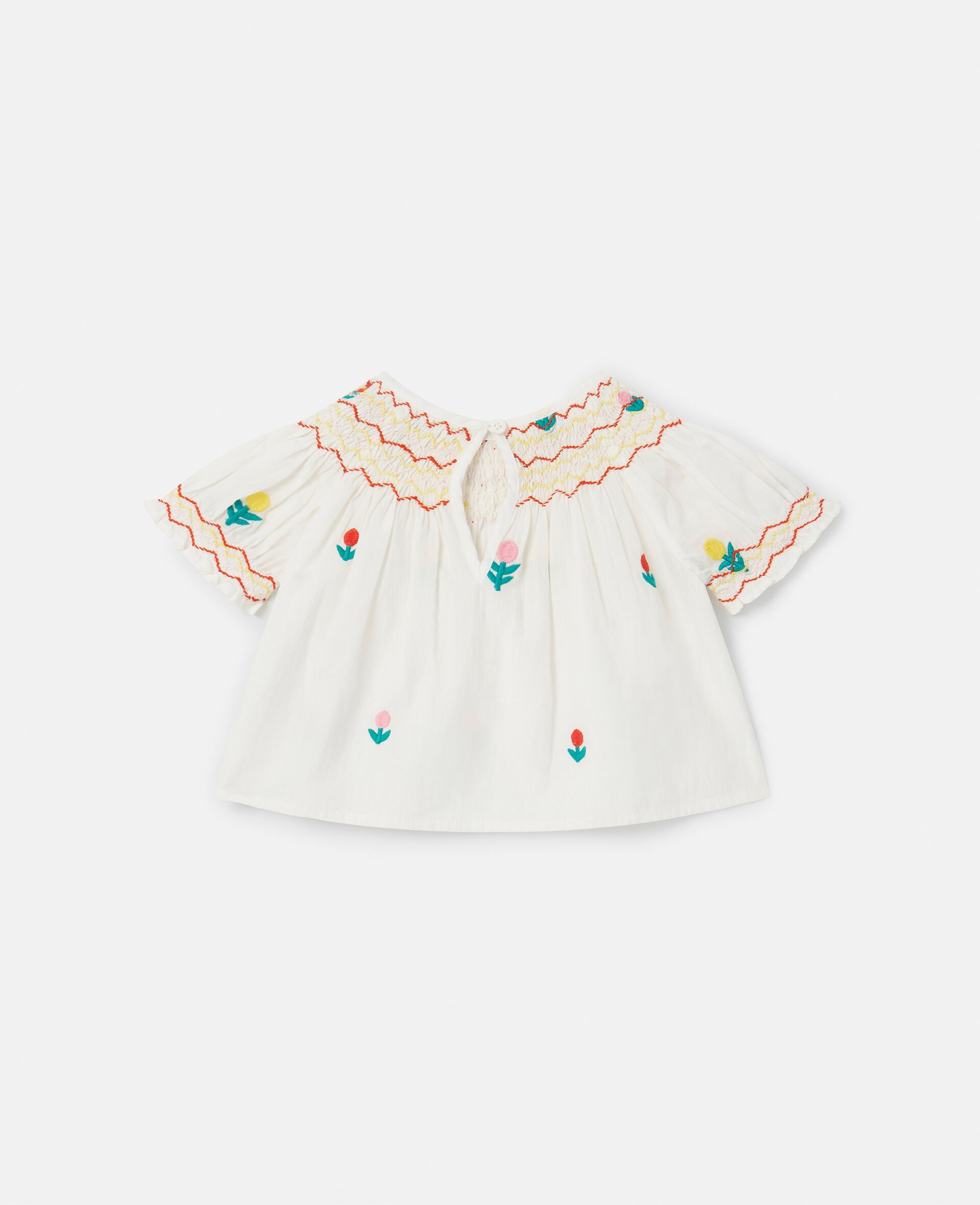 Dreamy Flower Embroidery Smocked Top and Bloomers Set-Pink-large Dreamy Flower Embroidery Smocked Top and Bloomers Set-Pink-large image number 2