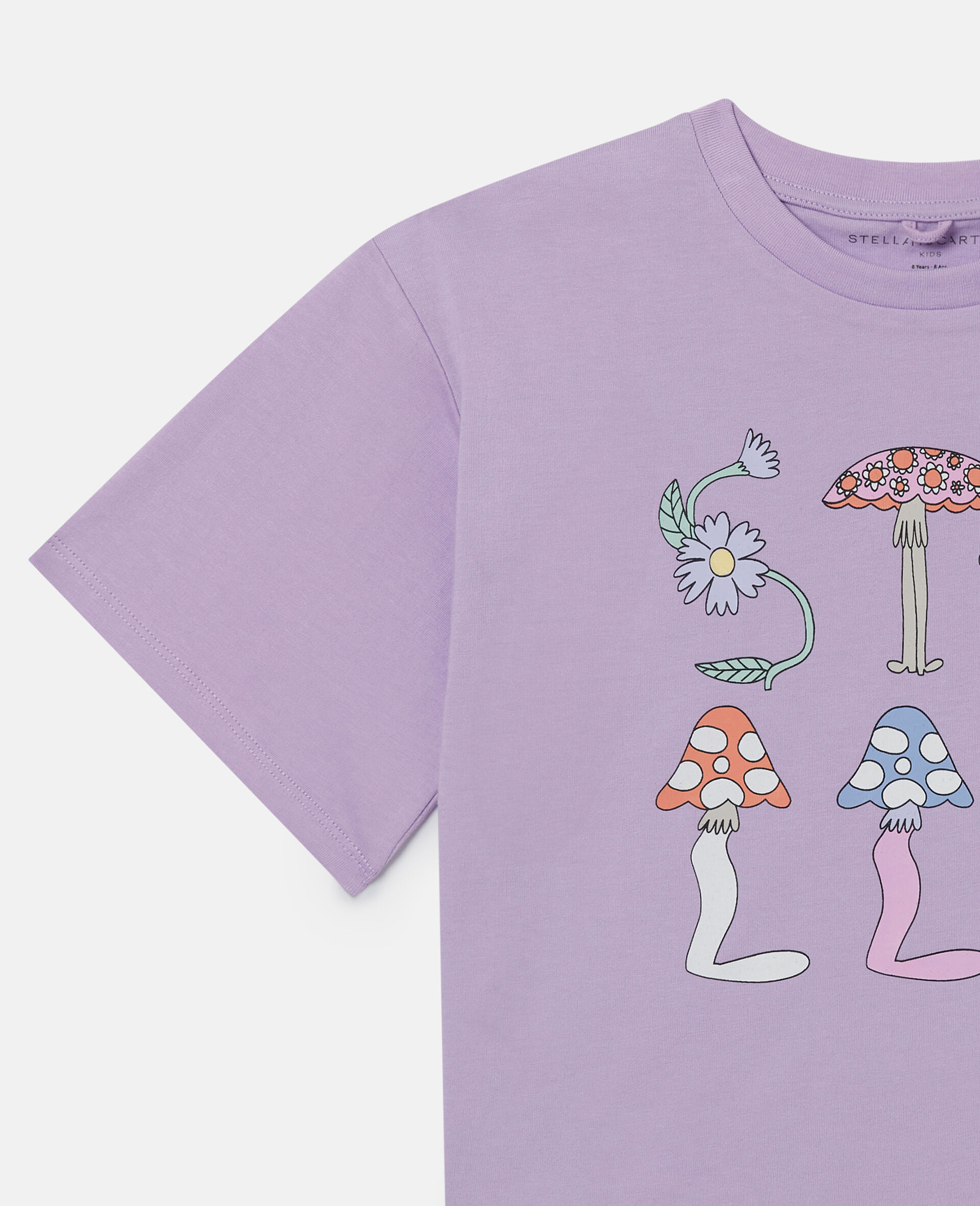 T shirt court avec inscription Stella Woodland-Purple-large image number 1