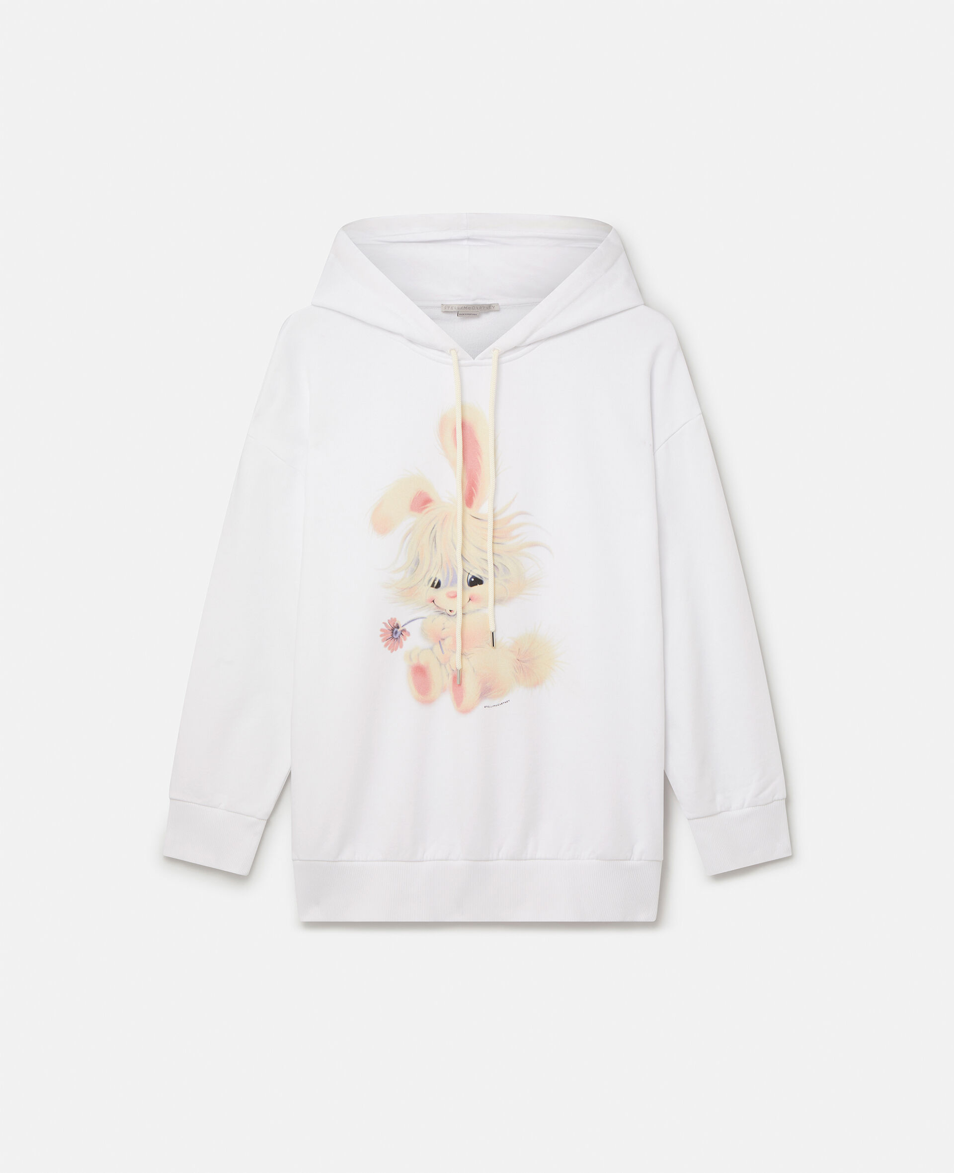Lunar New Year Rabbit Motif Hoodie-Black-large image number 0