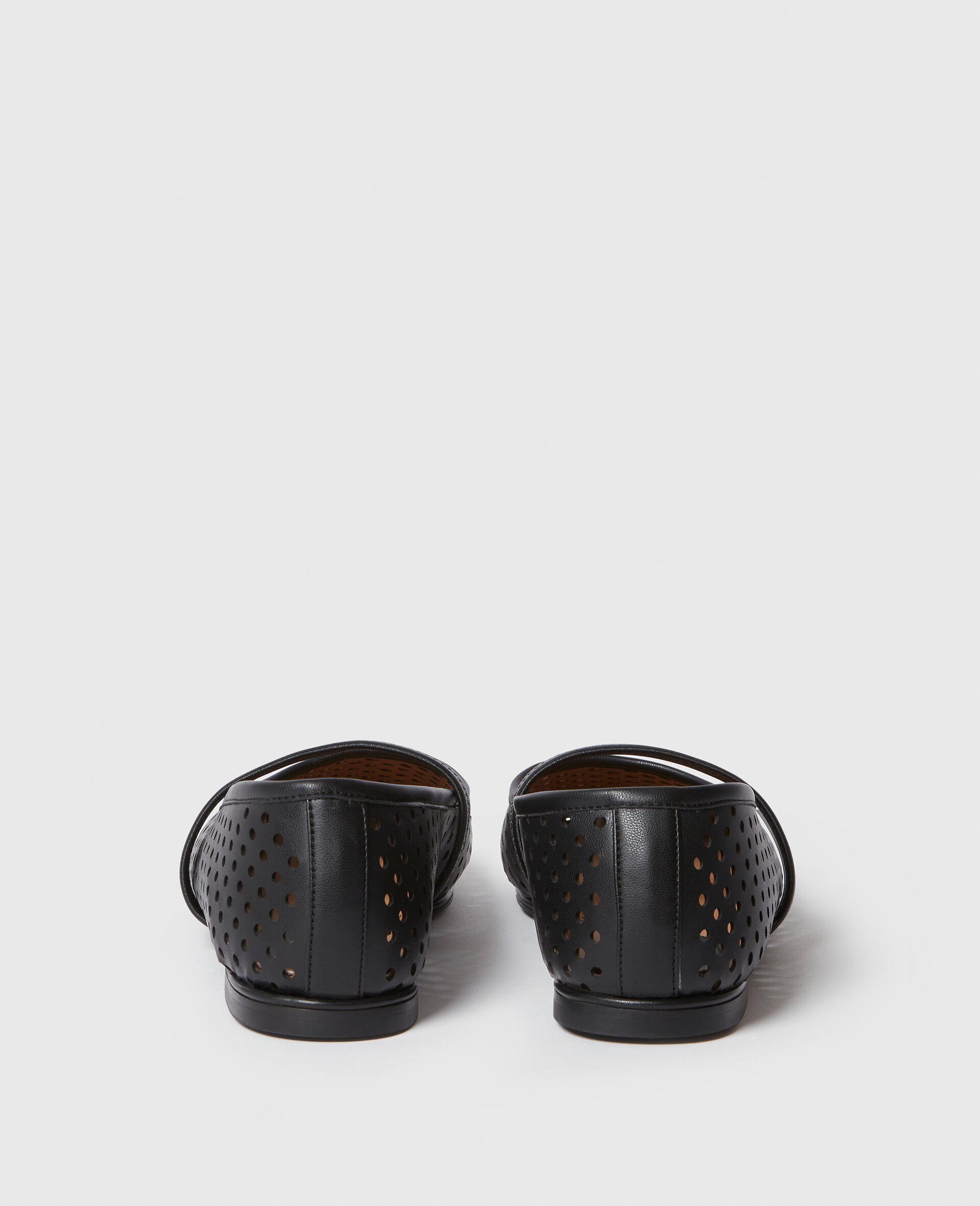 Ryder Perforated Ballet Flats-Black-large image number 2