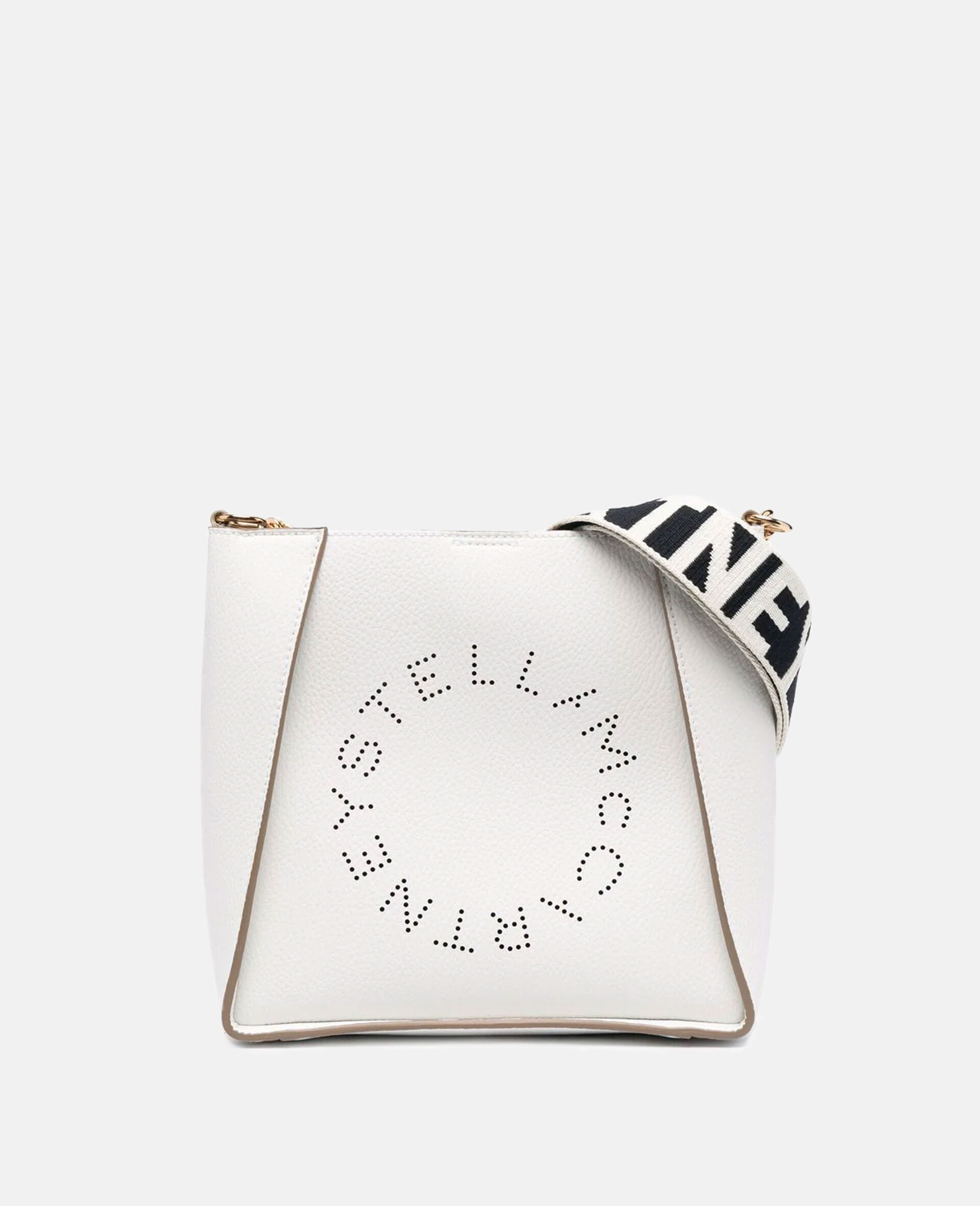 Logo Square Crossbody Bag-White-large image number 0