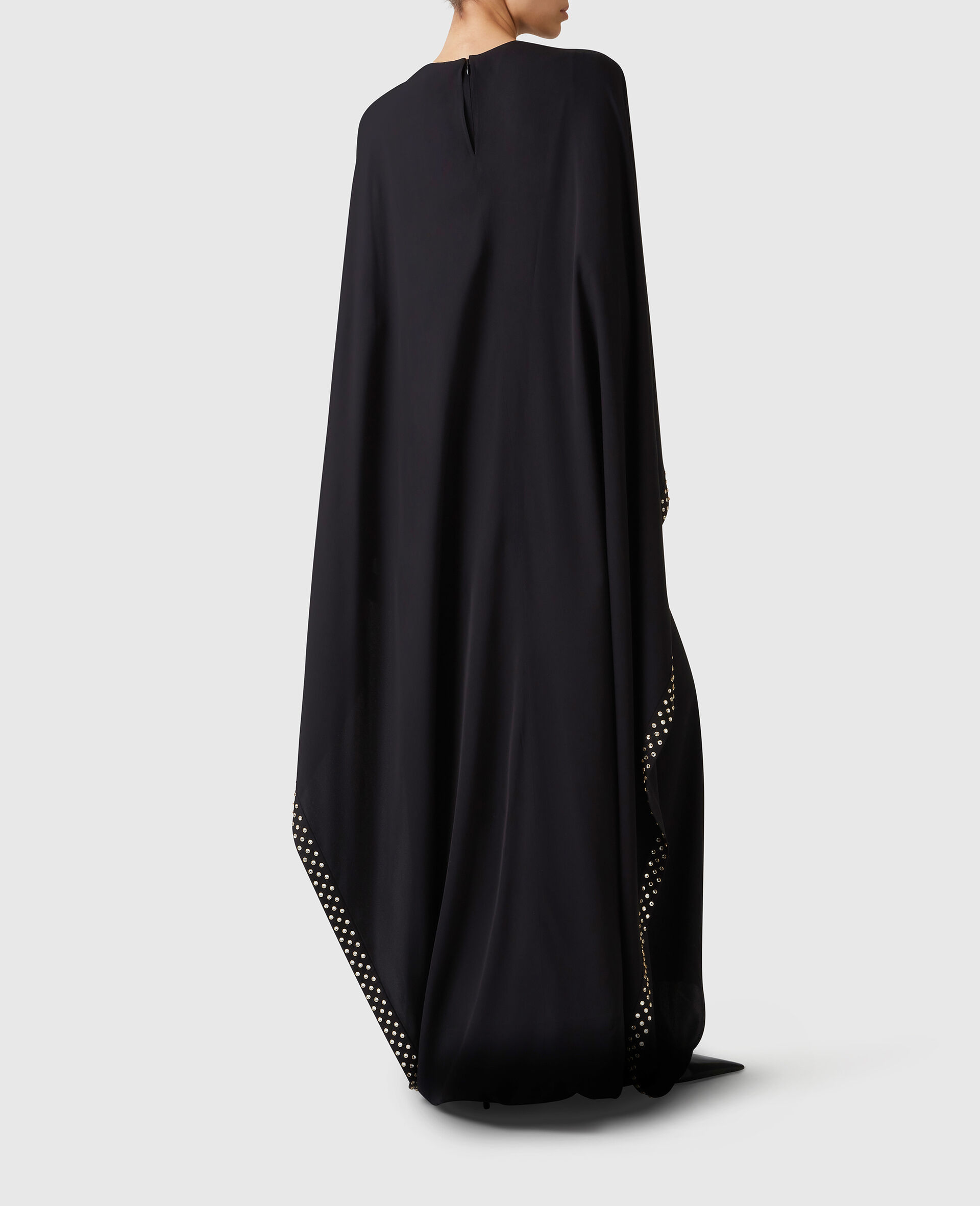 Robe cape de soiree avec cristaux sans plomb-Rose-large image number 5