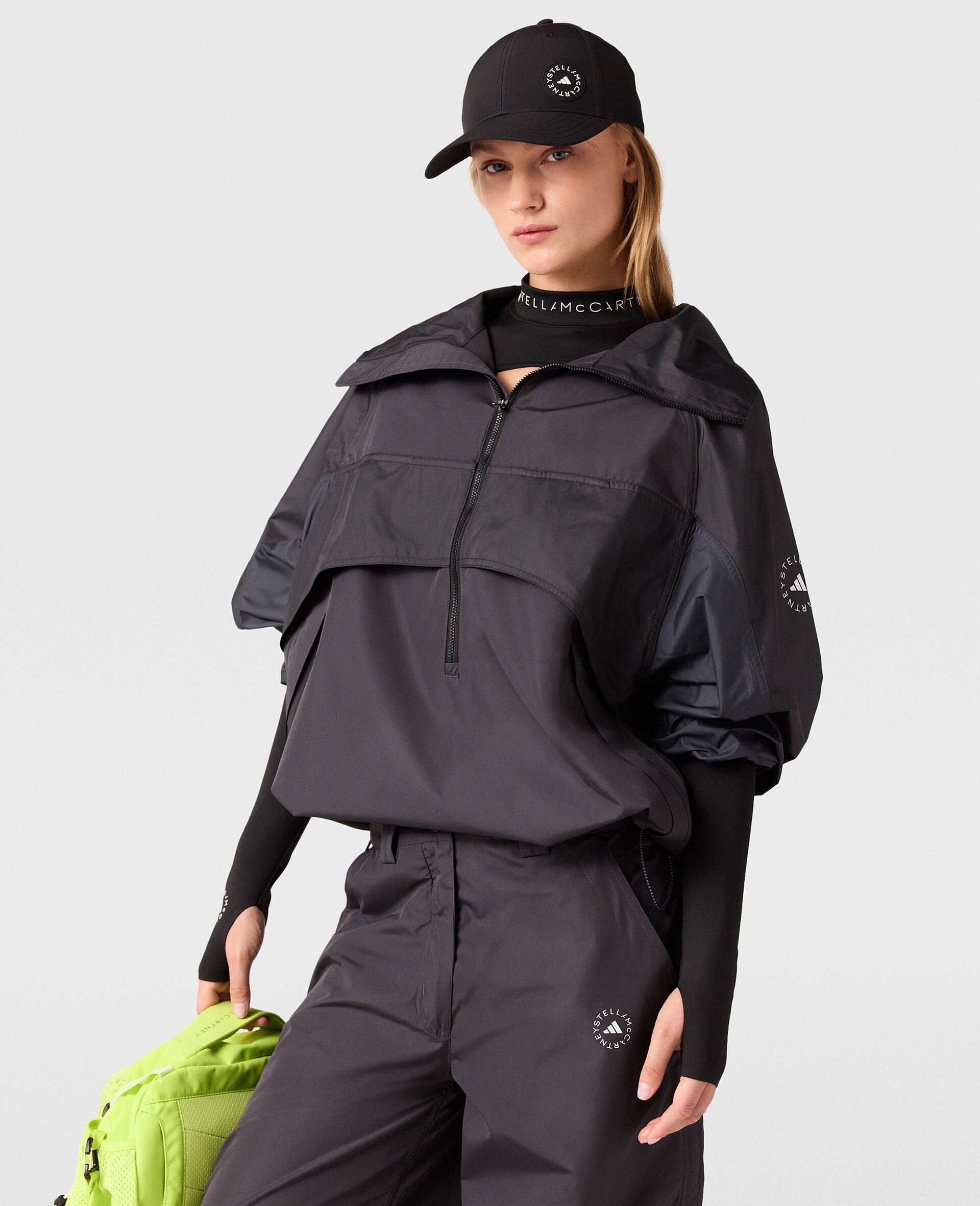 TrueNature Half-Zipper Jacket-Black-medium