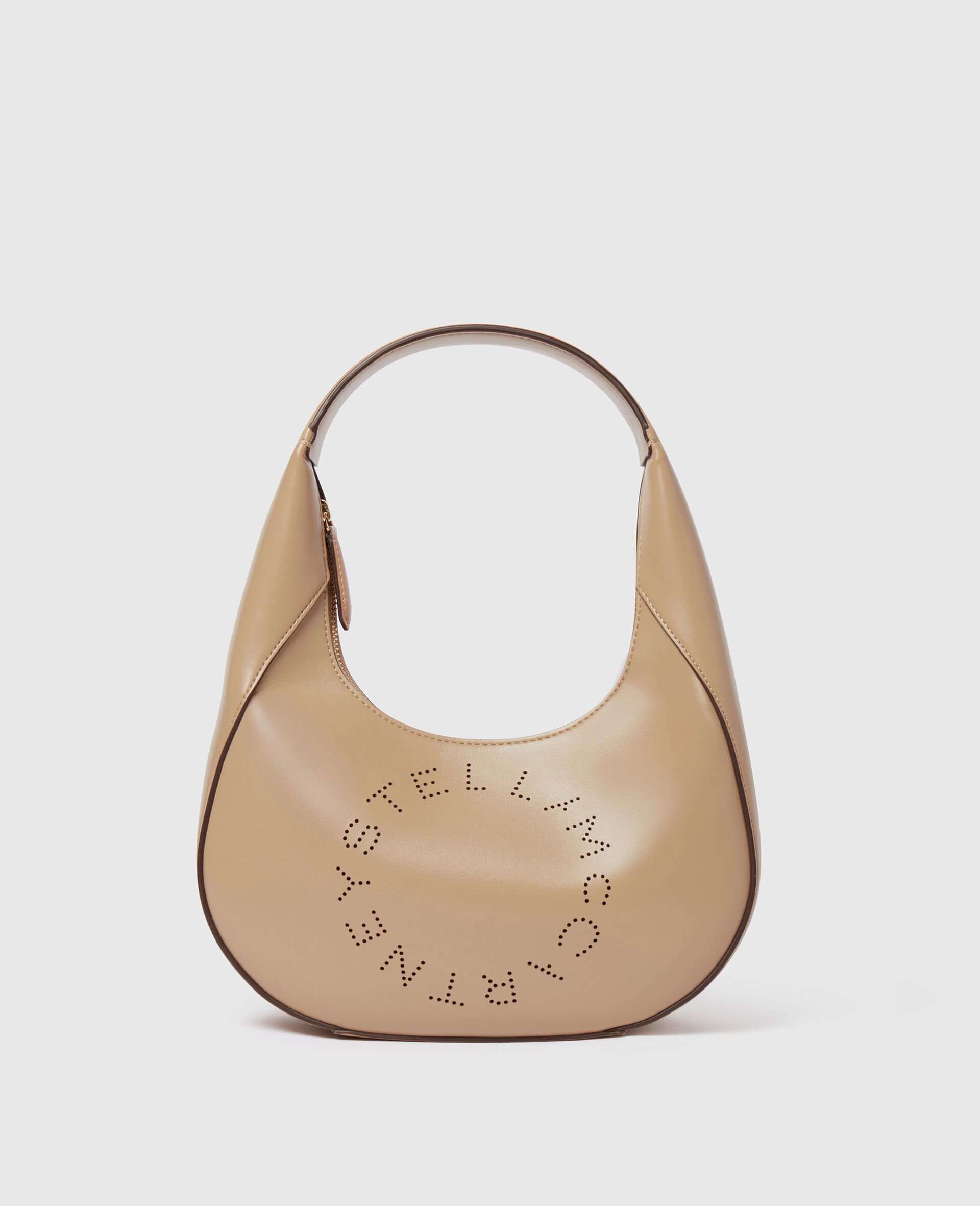 Logo Shoulder Bag-ベージュ-medium