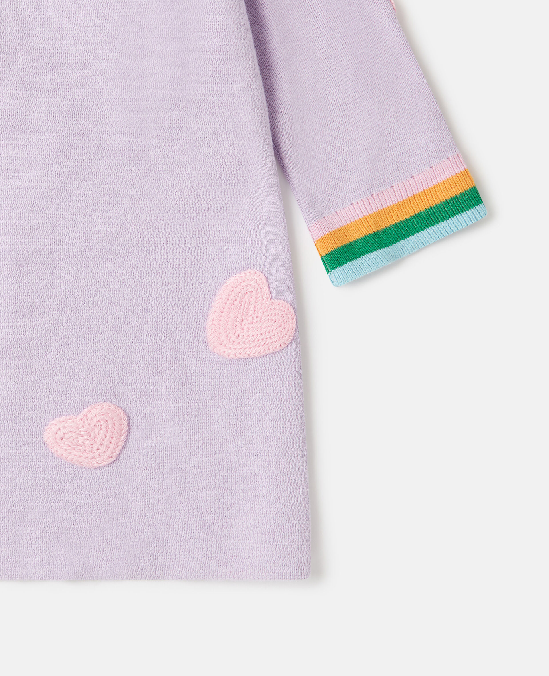 Robe pull avec broderie graphique Amis de la Terre-Purple-large image number 3