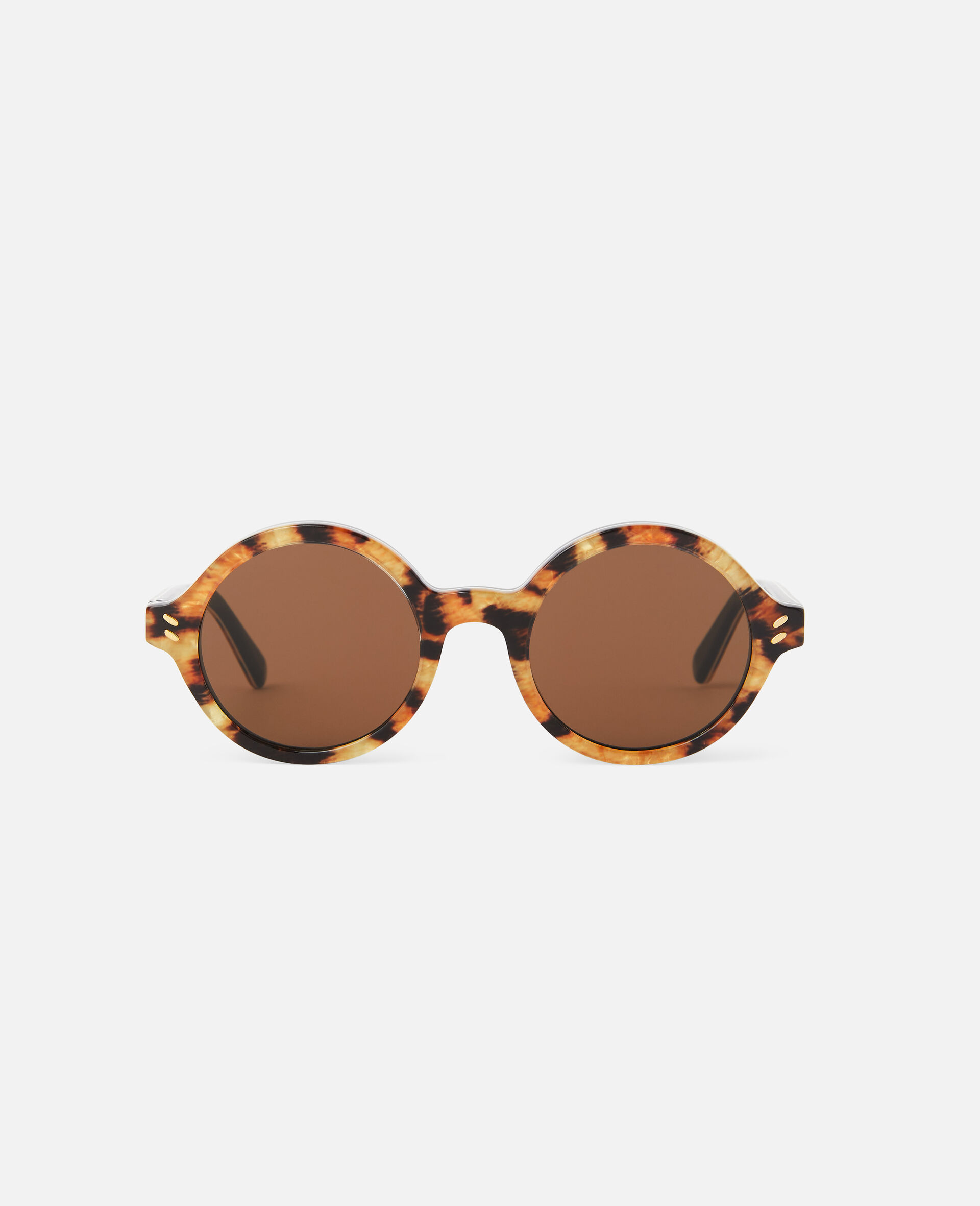 Round Sunglasses-Brown-large