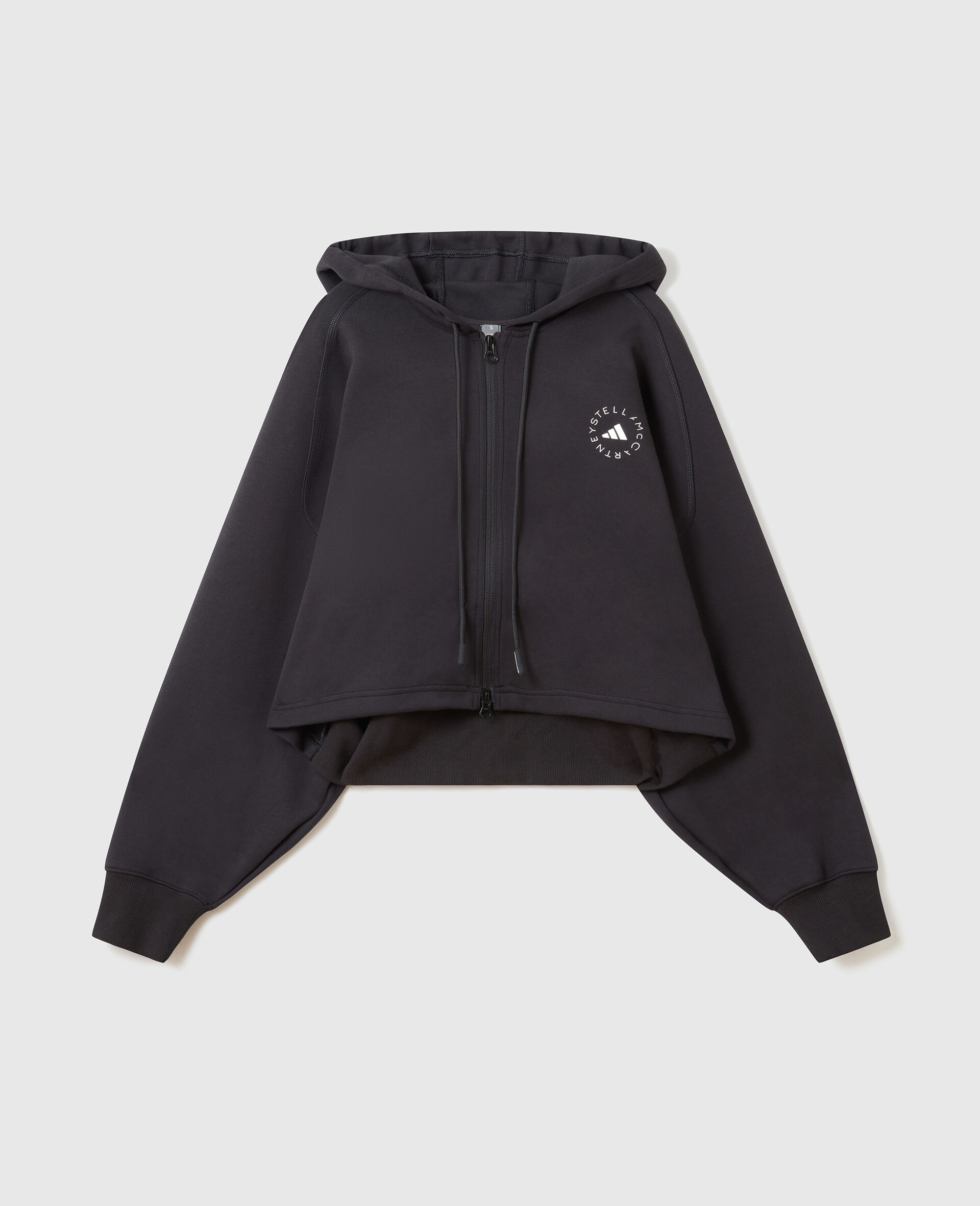 TrueLife Cropped Zip Hoodie-Black-large image number 0