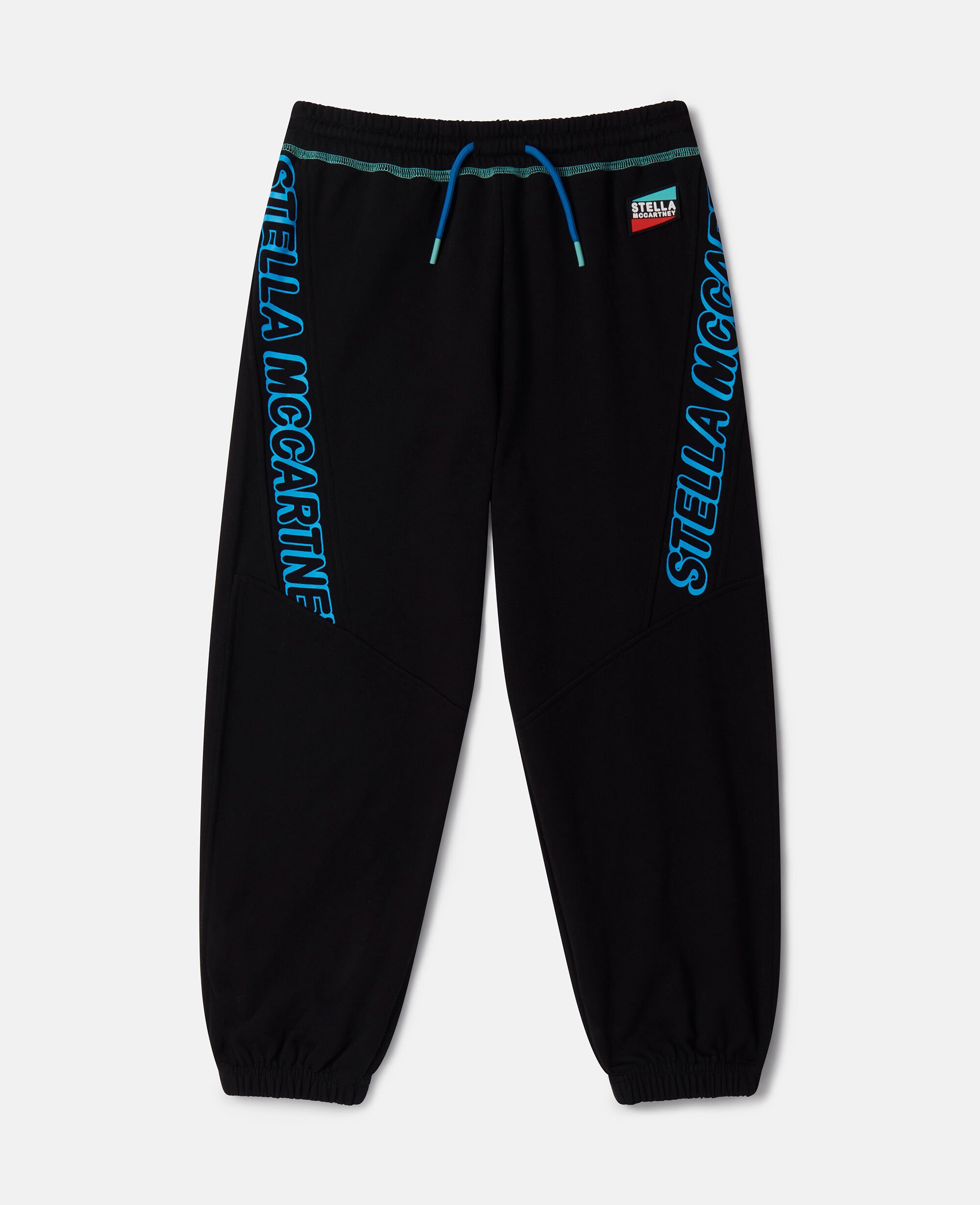 Black and neon joggers discount