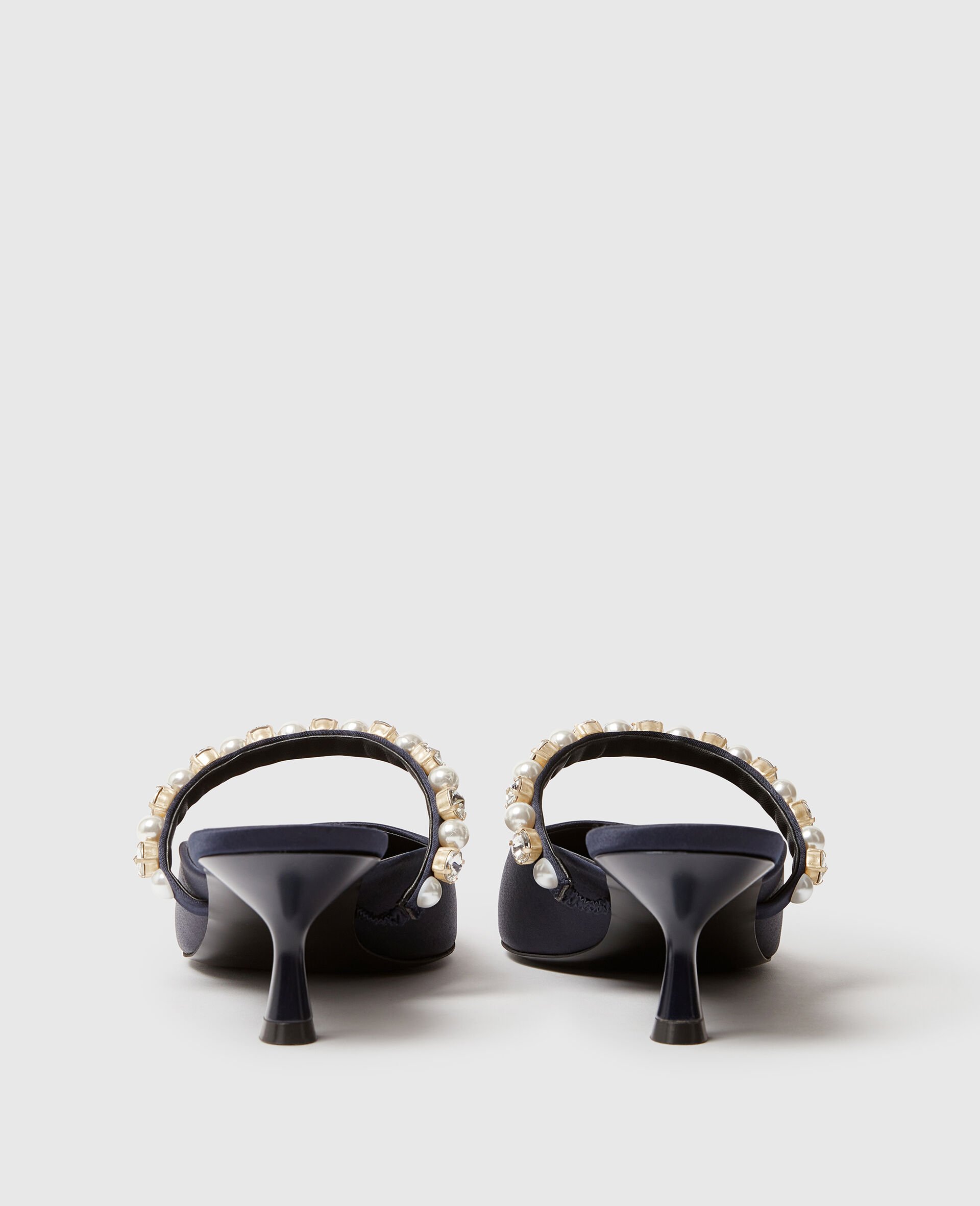 Elsa Pearl-Embellished Kitten Heels-Yellow-large image number 2