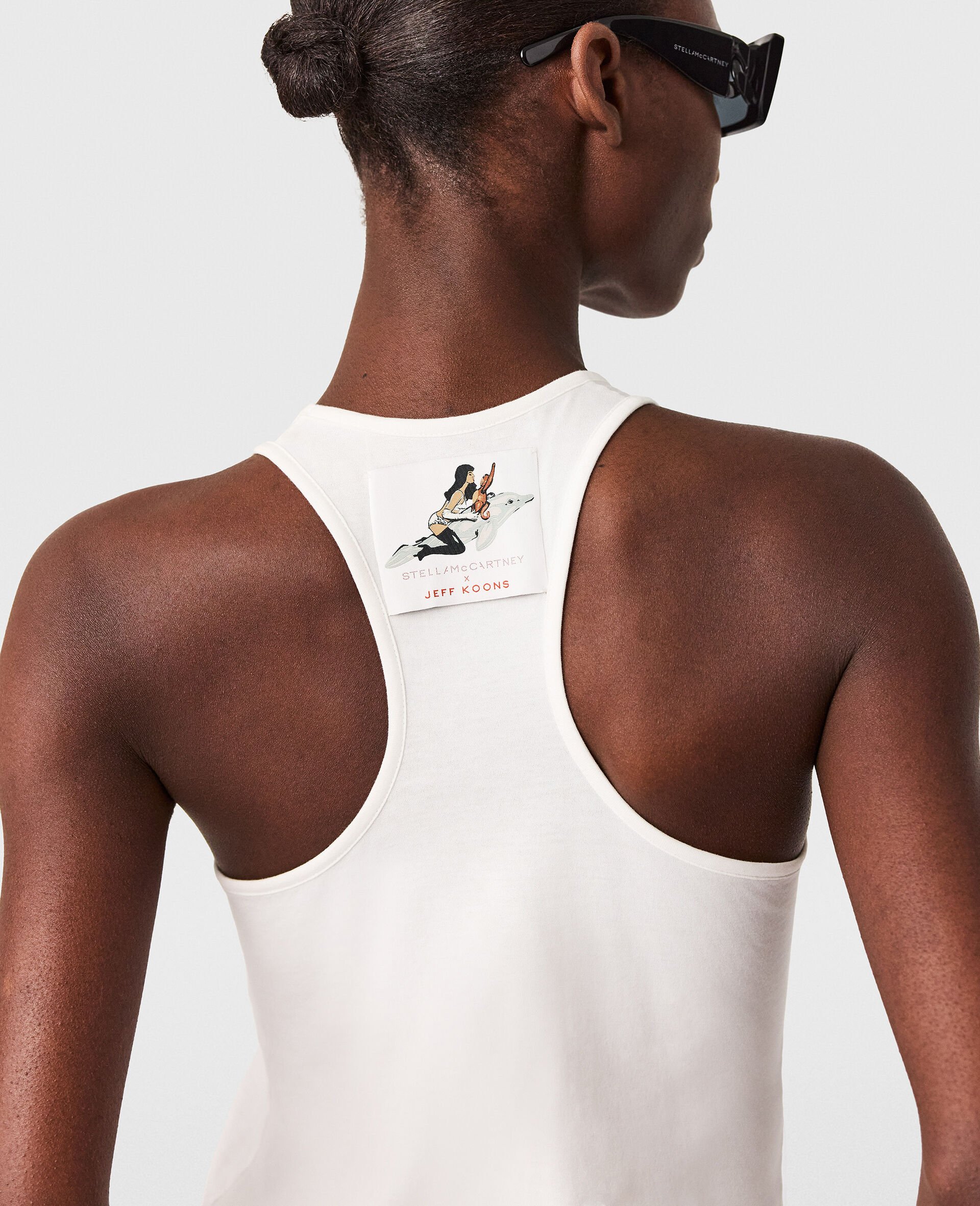 Jeff Koons Slippery When Wet Tank-White-large image number 3