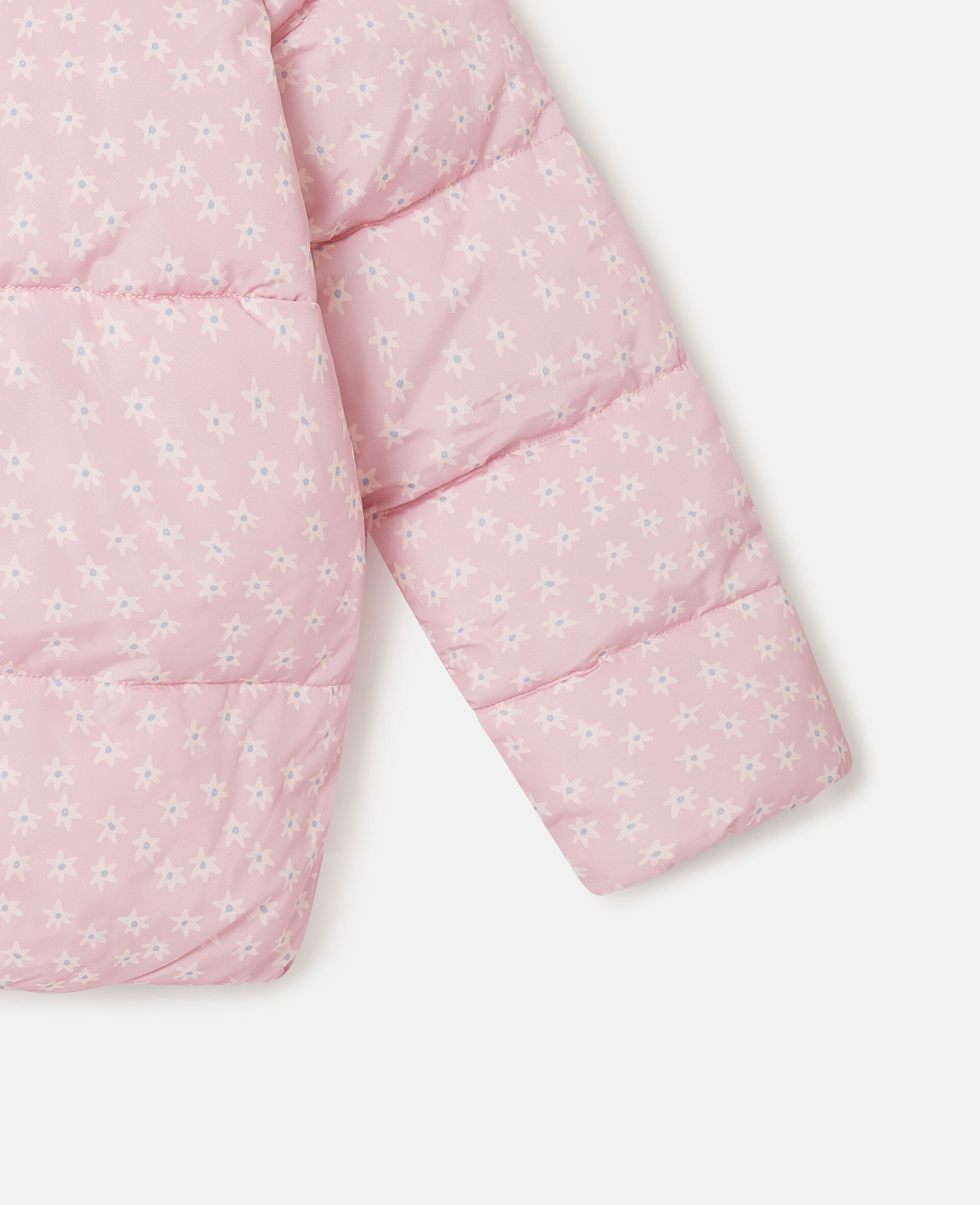 Dove Graphic Hooded Puffer Coat-Purple-large image number 3